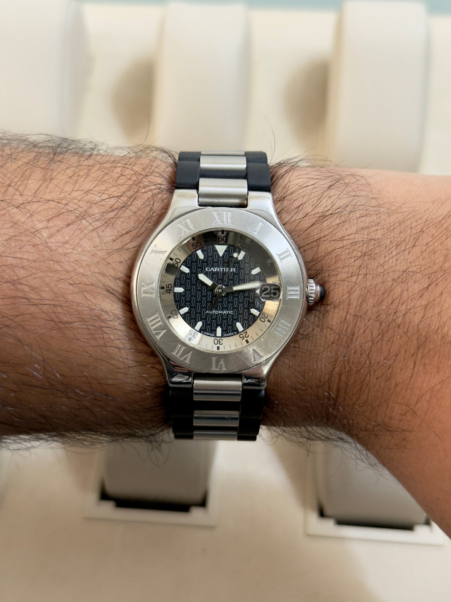 🟢 Cartier Autoscaph 21 🟢