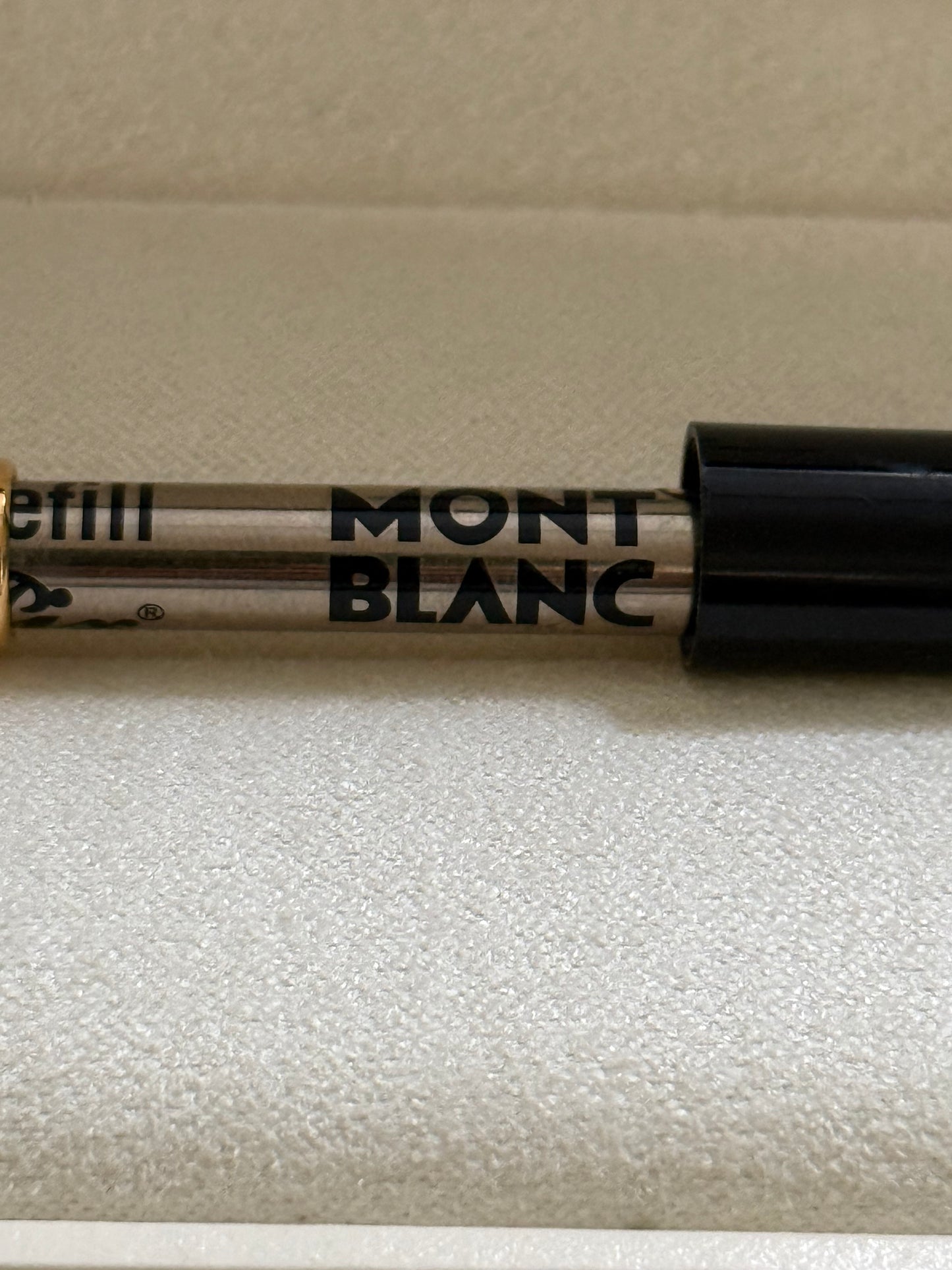🟢 Pluma Montblanc Meisterstück Classique Chapado en Oro Amarillo w/Box 🟢