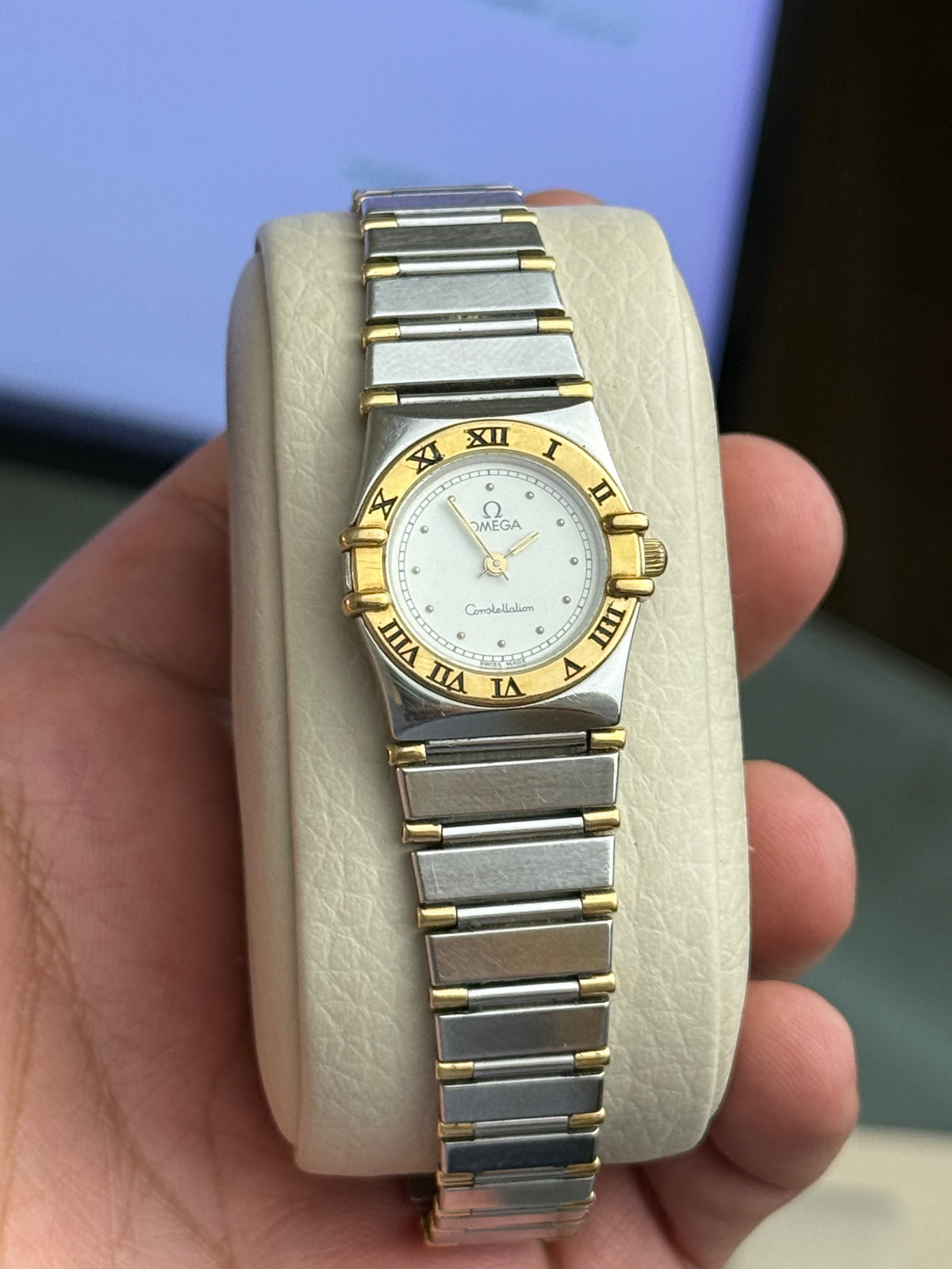 🟢 Omega Constellation Manhattan Lady Oro 18K 🟢