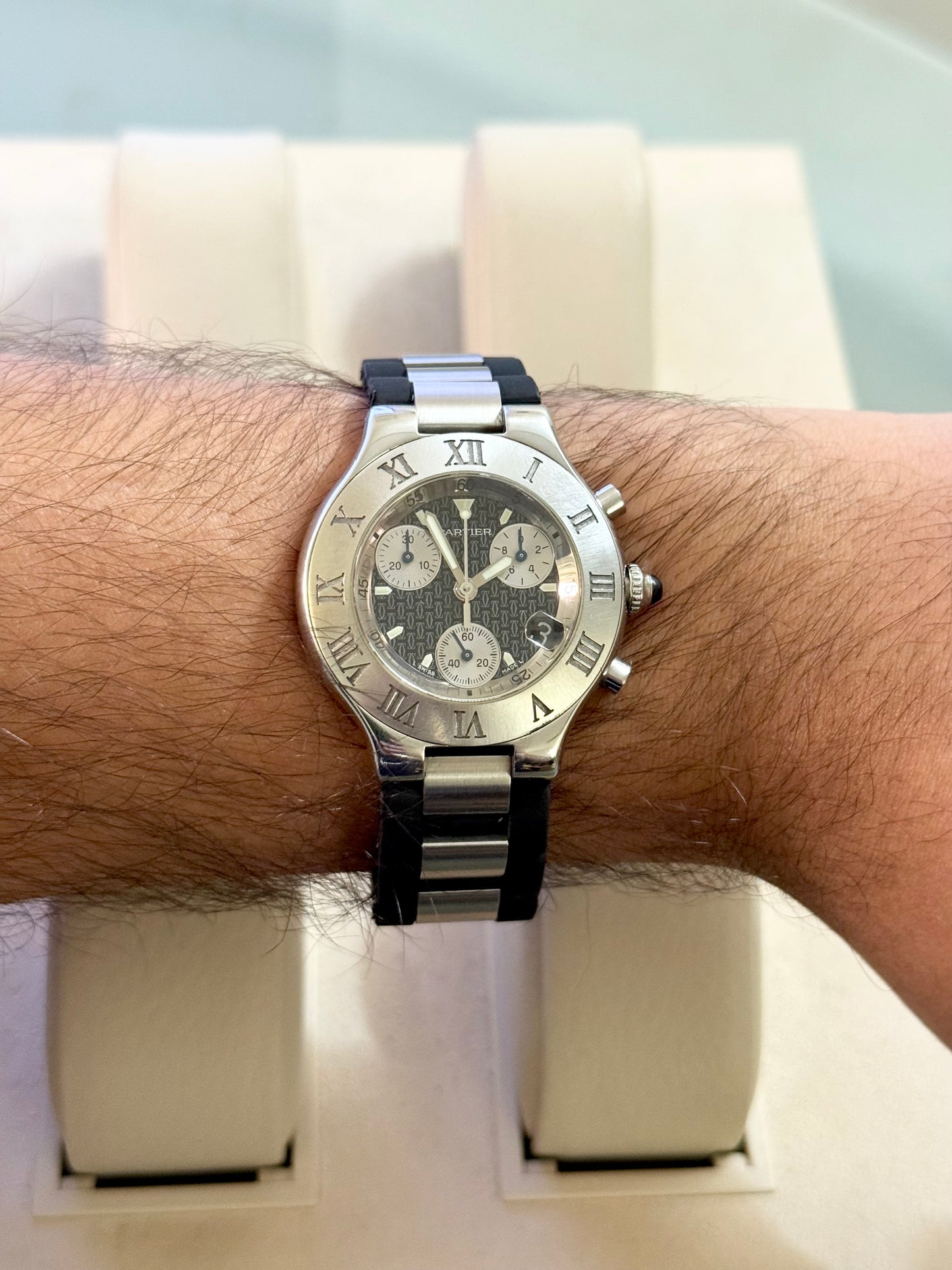 🟢 Cartier Chronoscaph 21 🟢