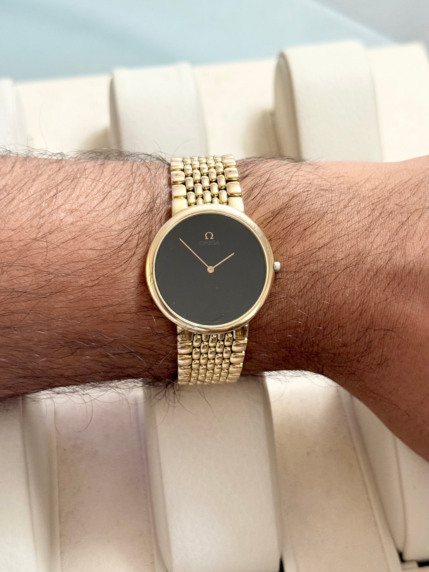 🟢 Omega DeVille Black Dial 🟢