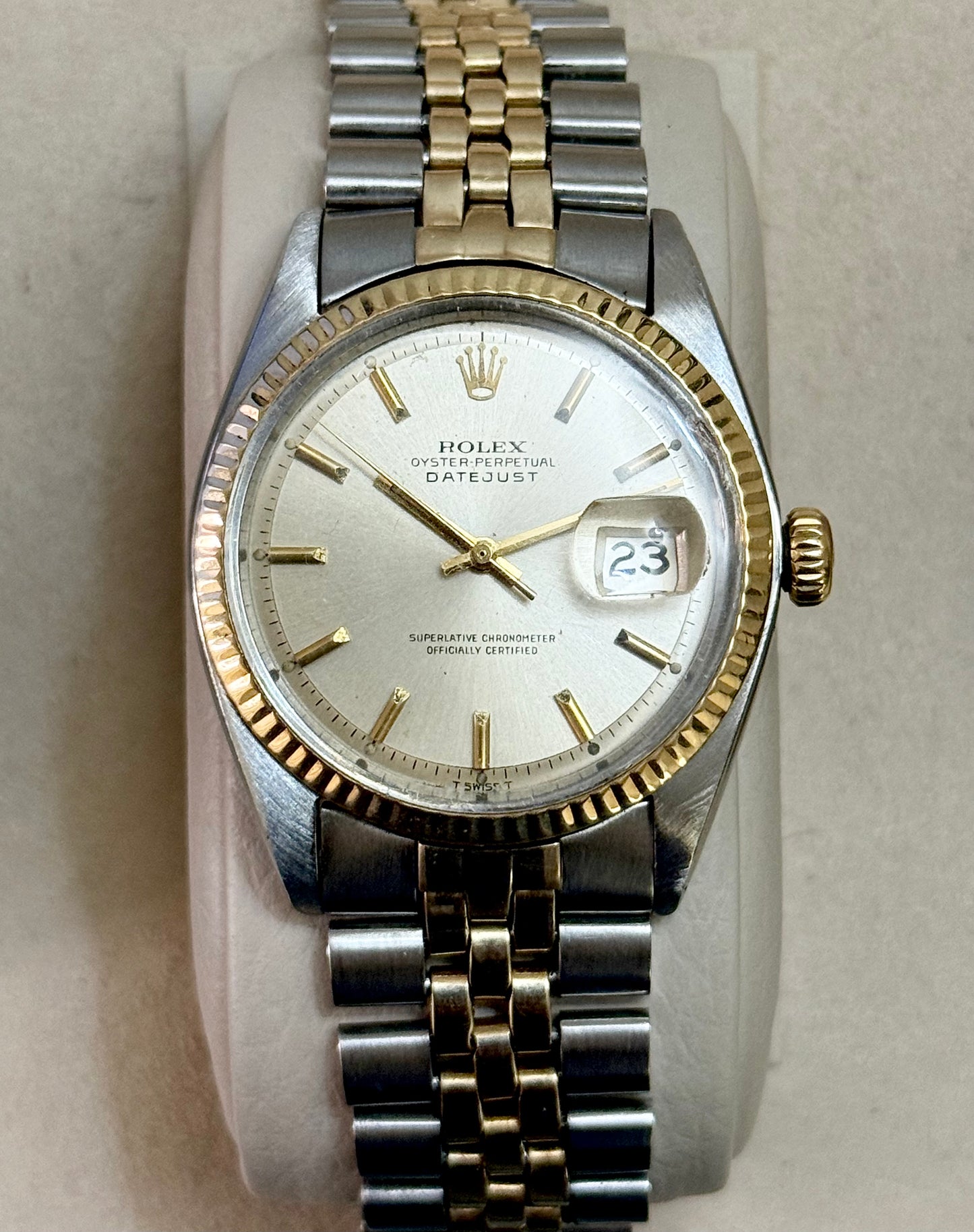 🟢 Rolex Datejust 1601 Two-Tone + Box 🟢