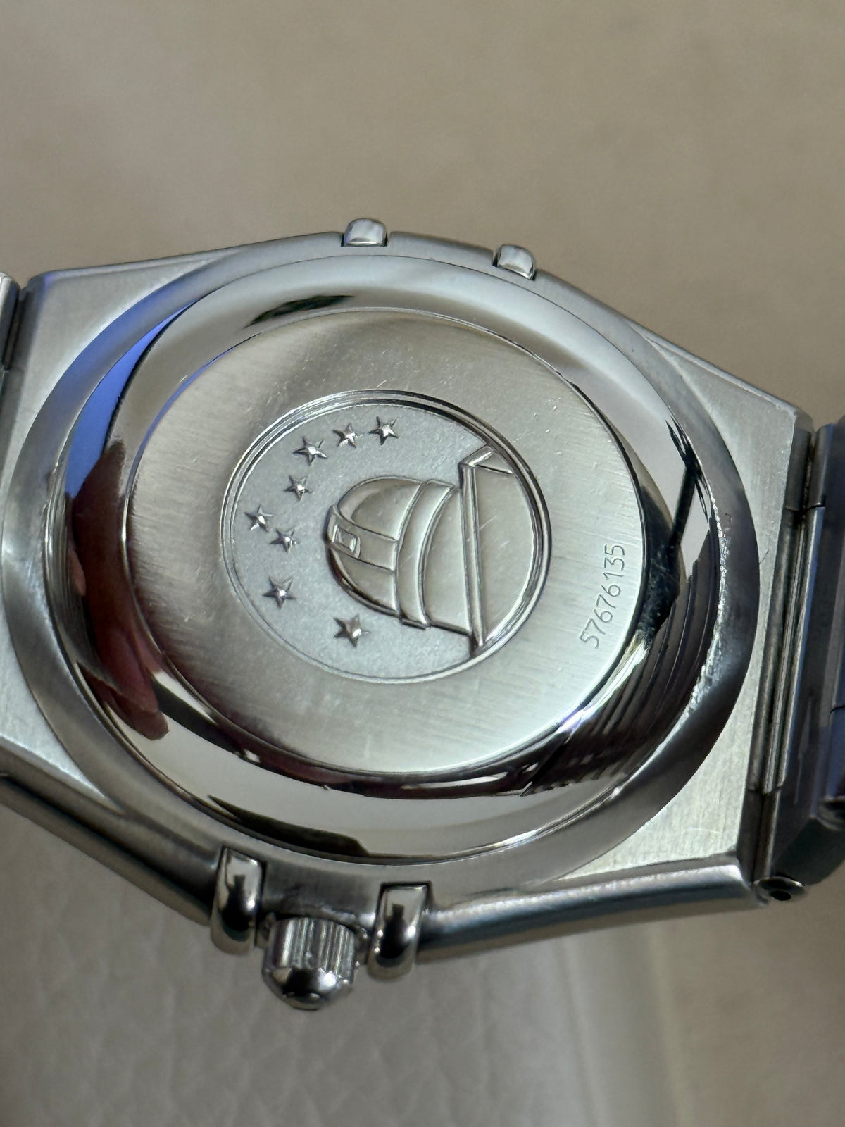 🟢 Omega Constellation Manhattan Perpetual Calendar Caja y Papeles 🟢