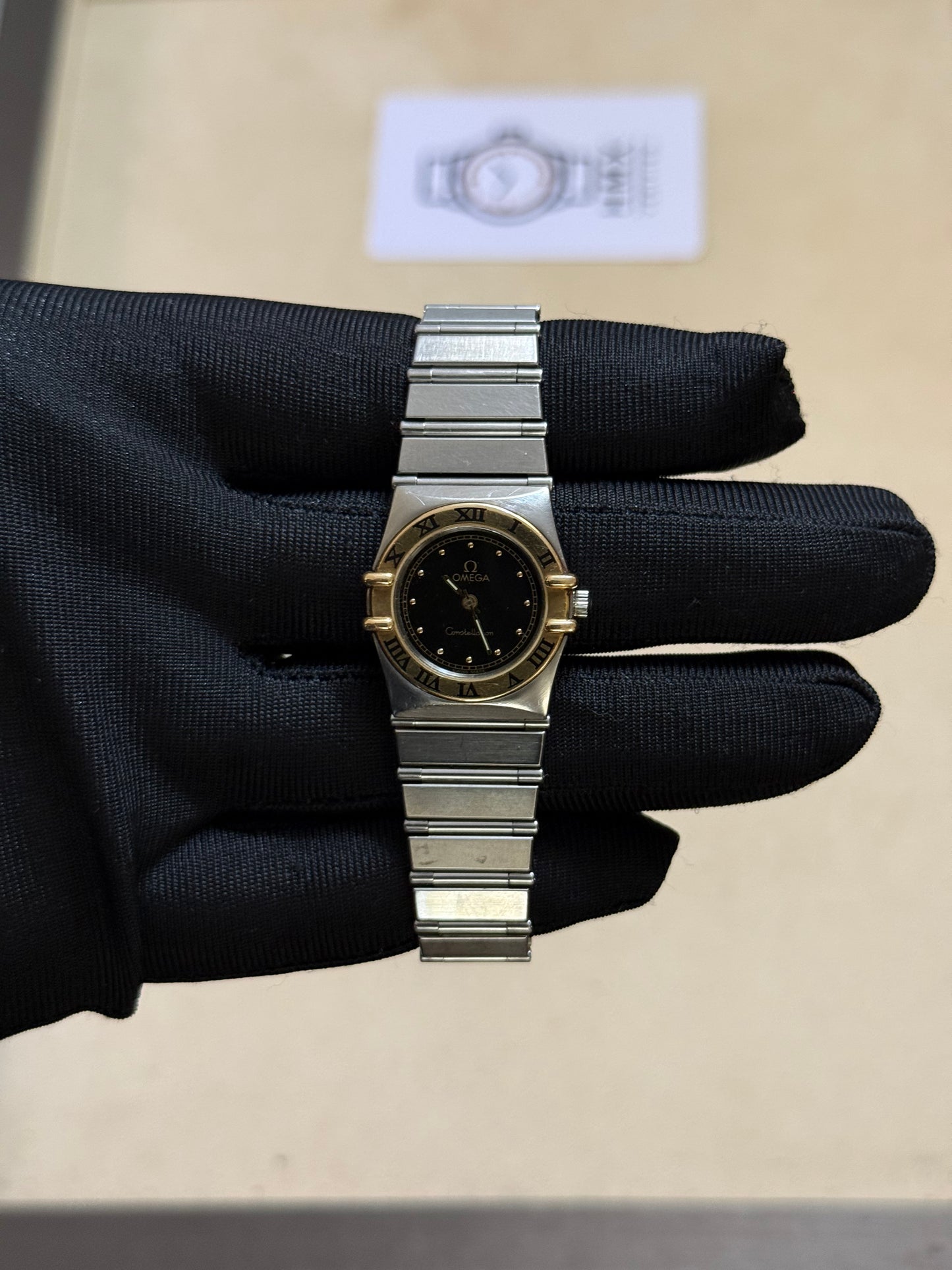 🟢 Omega Constellation Manhattan Lady Oro 18K 🟢