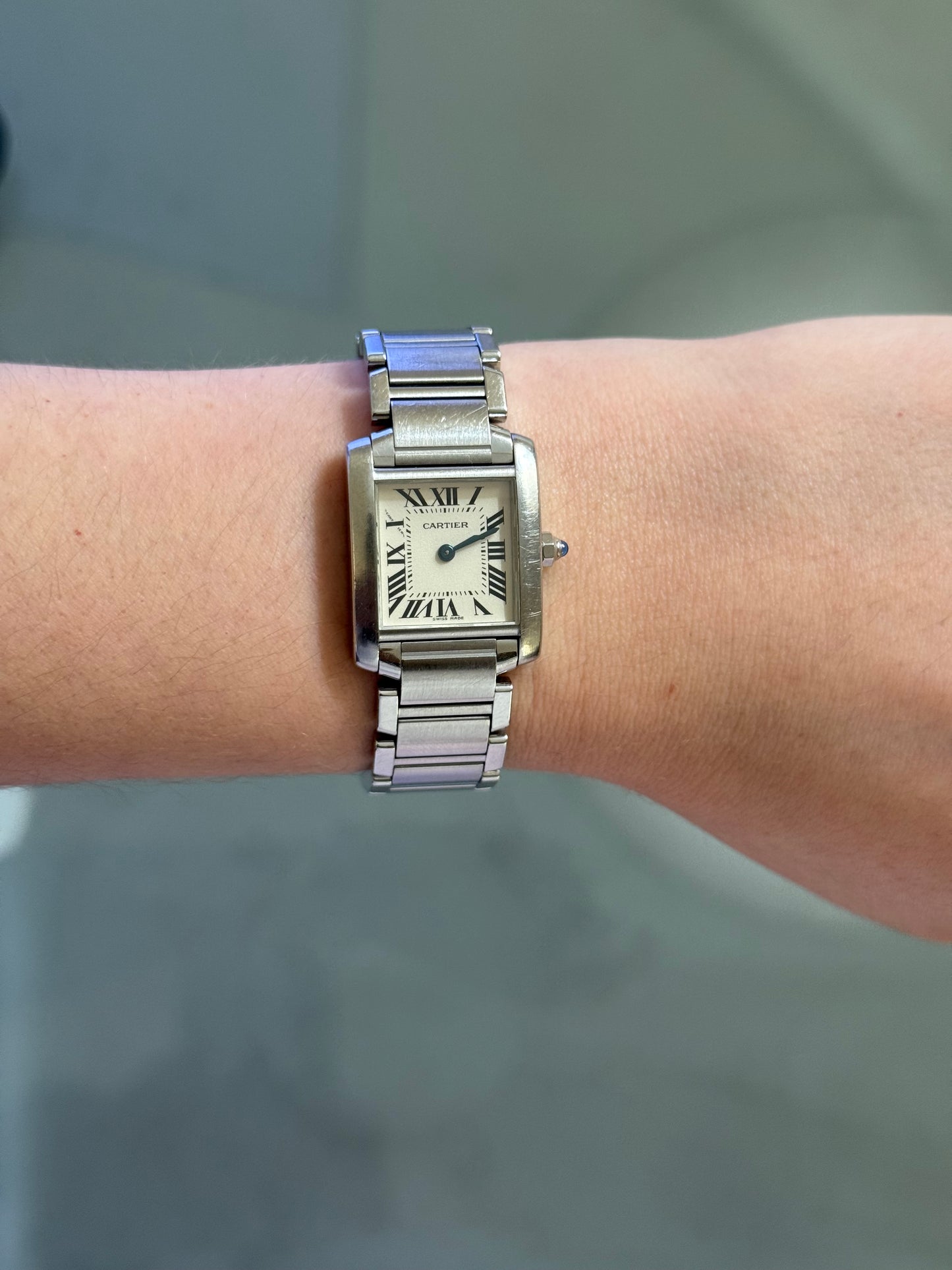 🟢 Cartier Tank Française (S) + Box & Manual 🟢