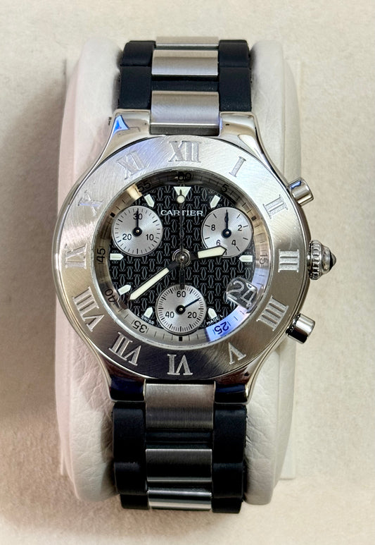 🟢 Cartier Chronoscaph 21 🟢