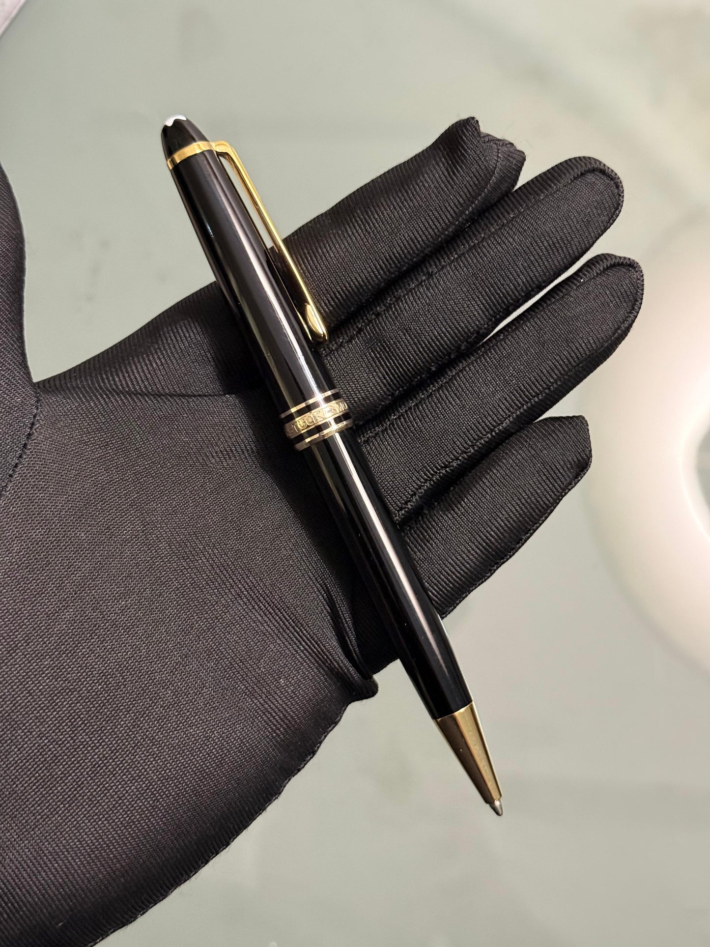 🟢 Pluma Montblanc Meisterstück Classique Chapado en Oro Amarillo 🟢