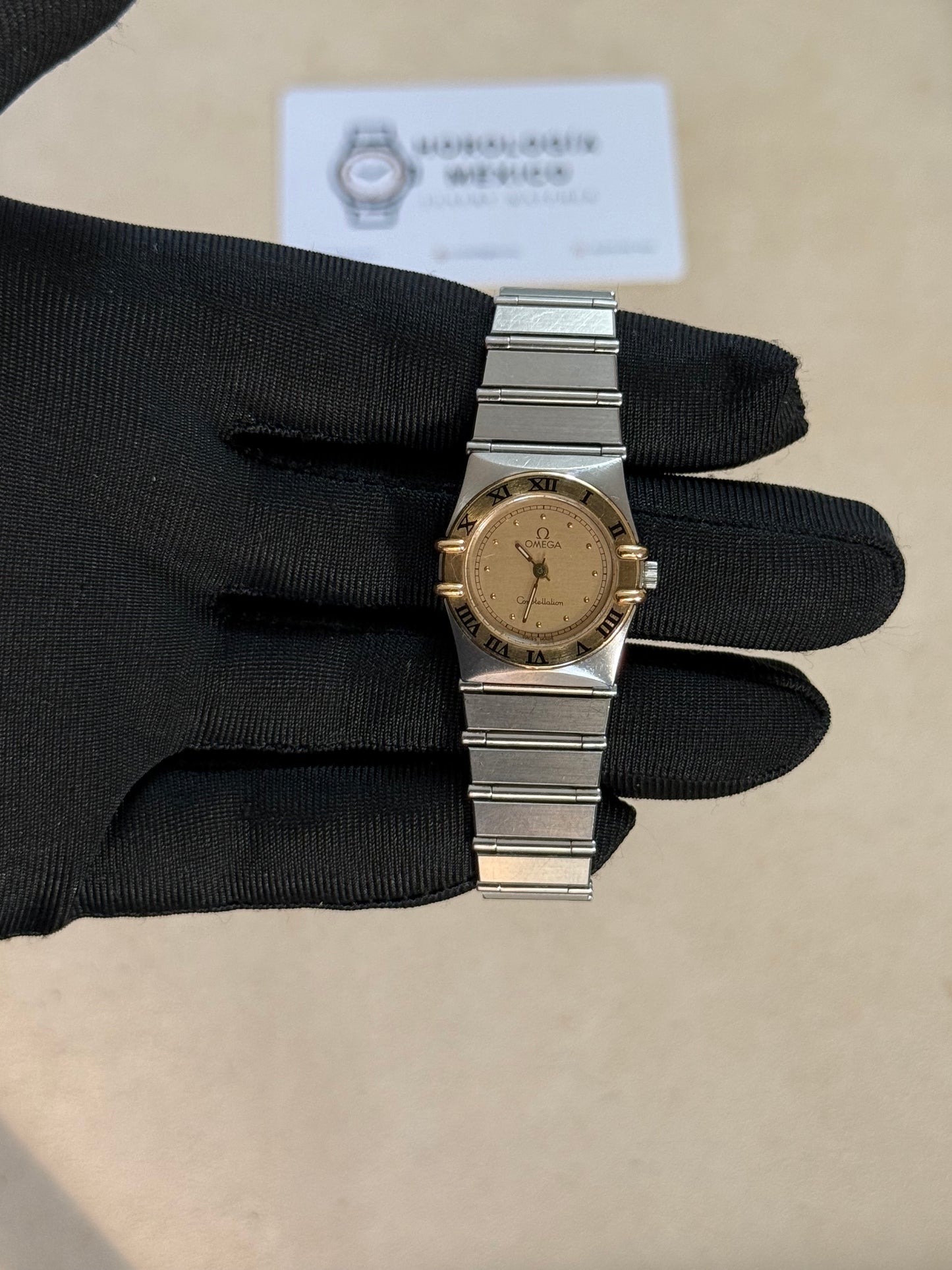 🟢 Omega Constellation Manhattan Lady Oro 18K 🟢