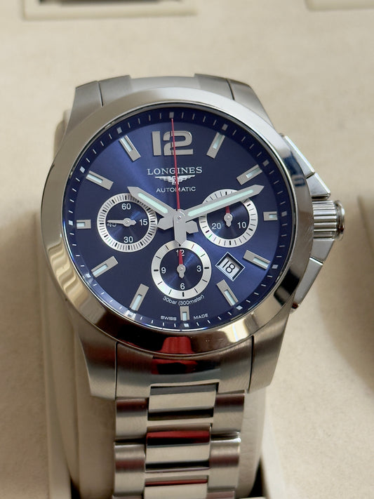 🟢 Longines Conquest Chronograph 🟢