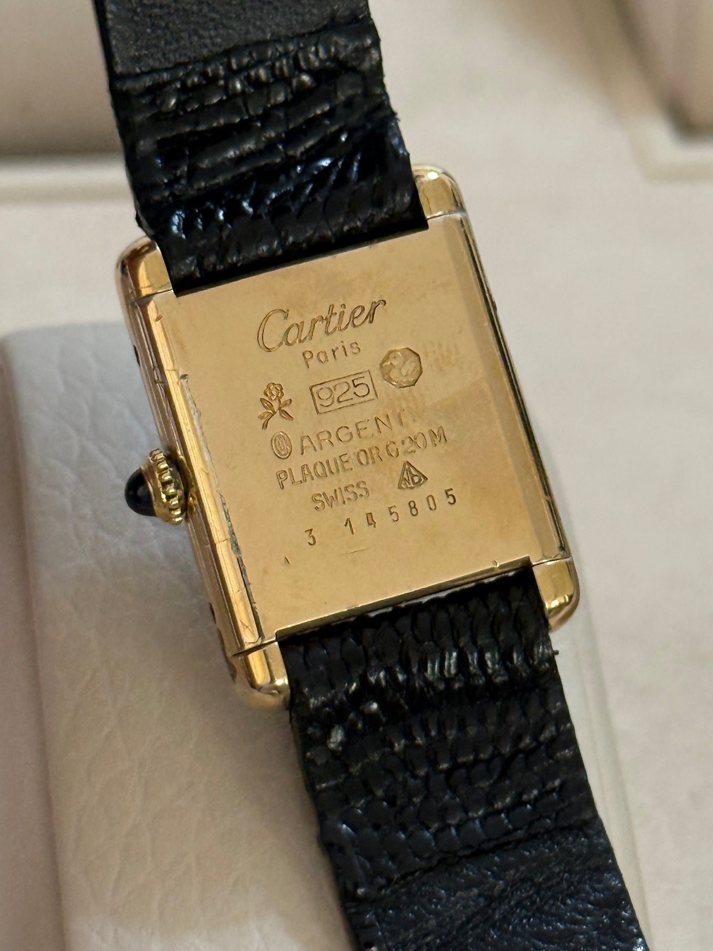 🟢 Must de Cartier Black Tank 🟢