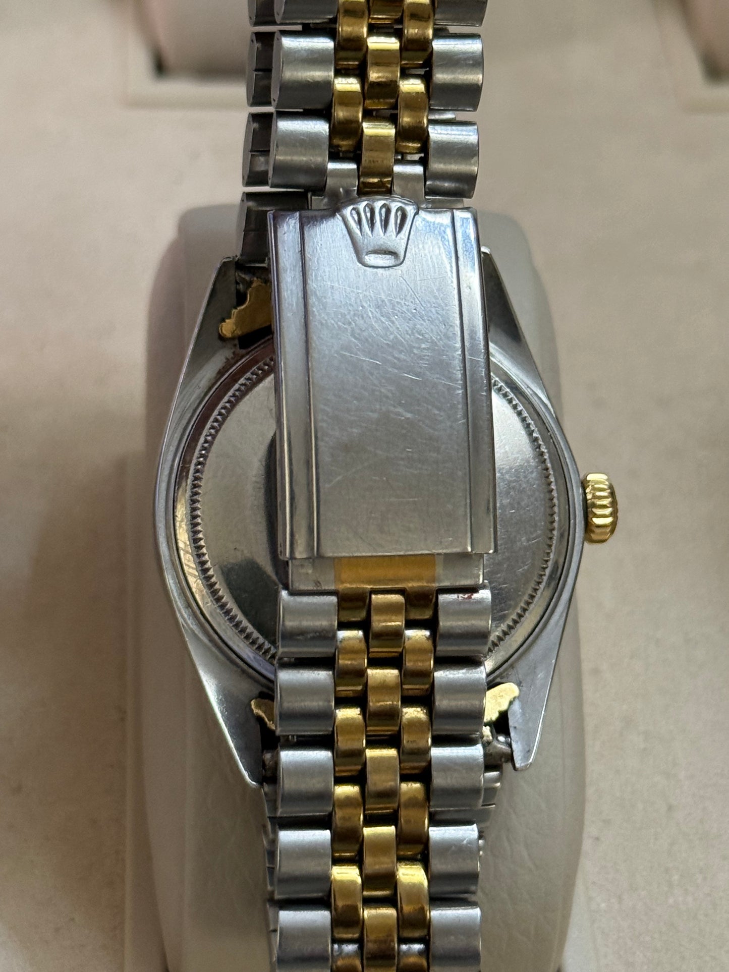 🟢 Rolex Datejust 1601 Linen Dial Two-Tone + Box 🟢