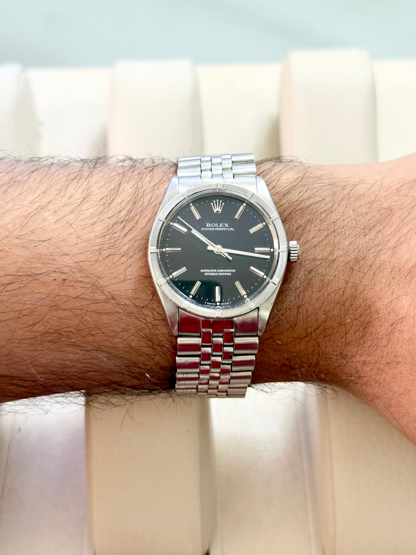 🟢 Rolex Oyster Perpetual Black Dial 🟢