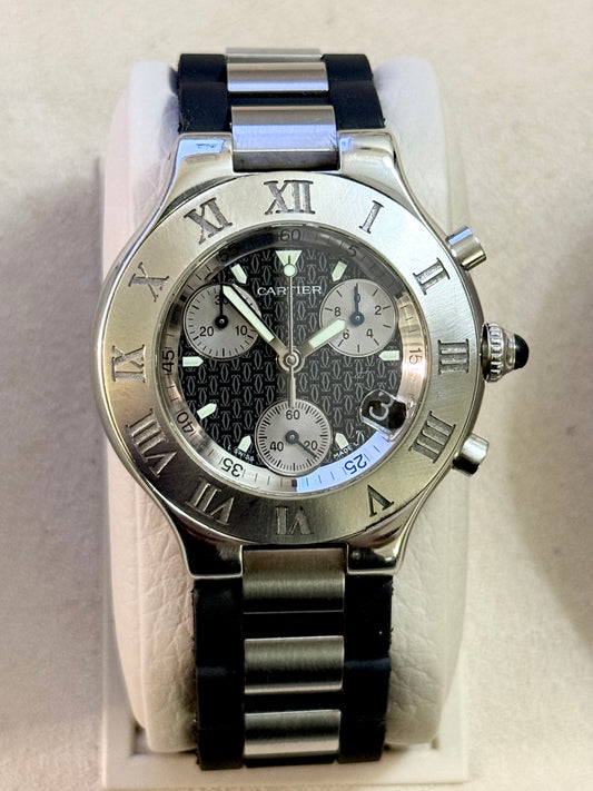 🟢 Cartier Chronoscaph 21 🟢