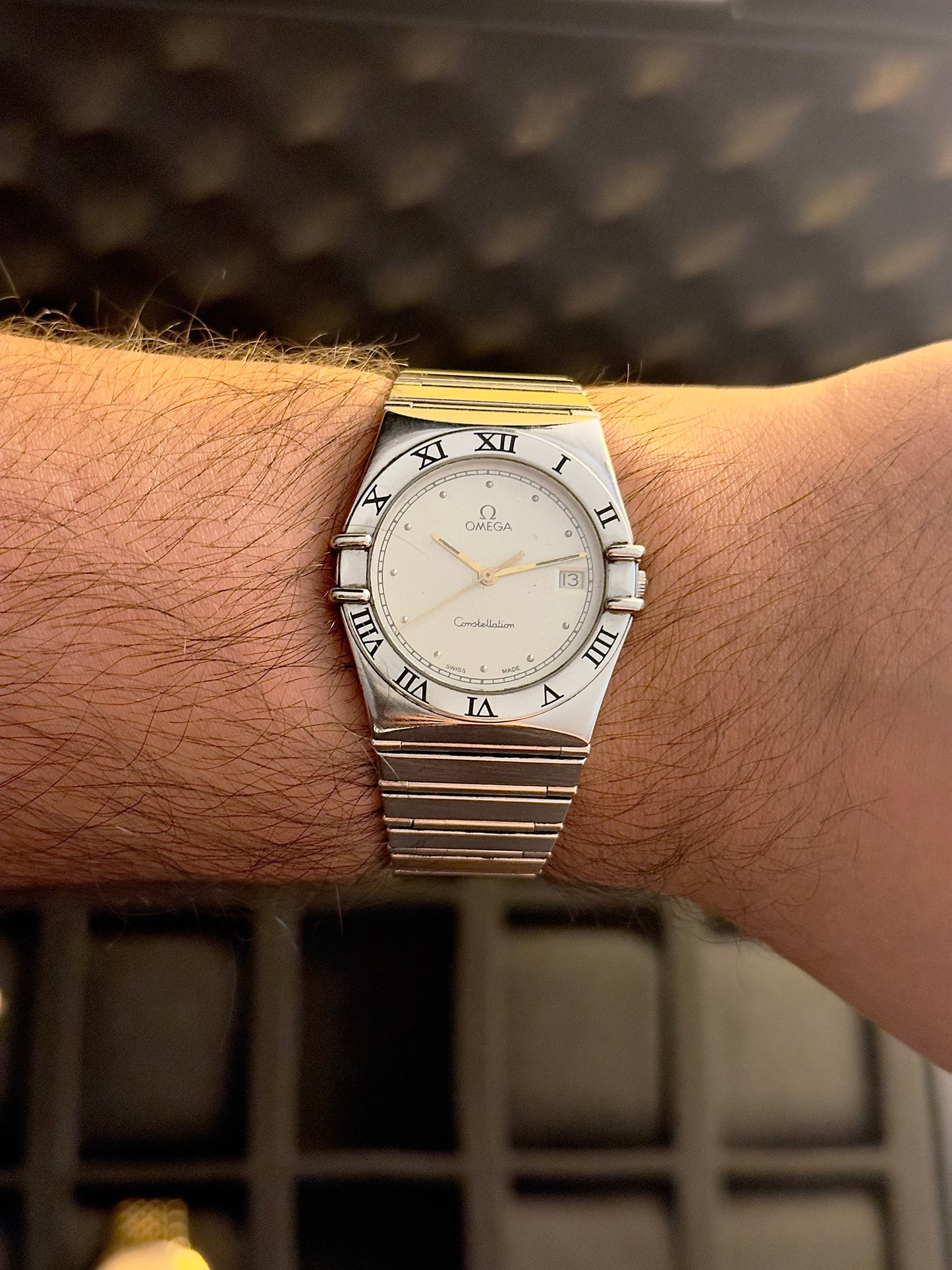 Omega Constellation Manhattan Acero