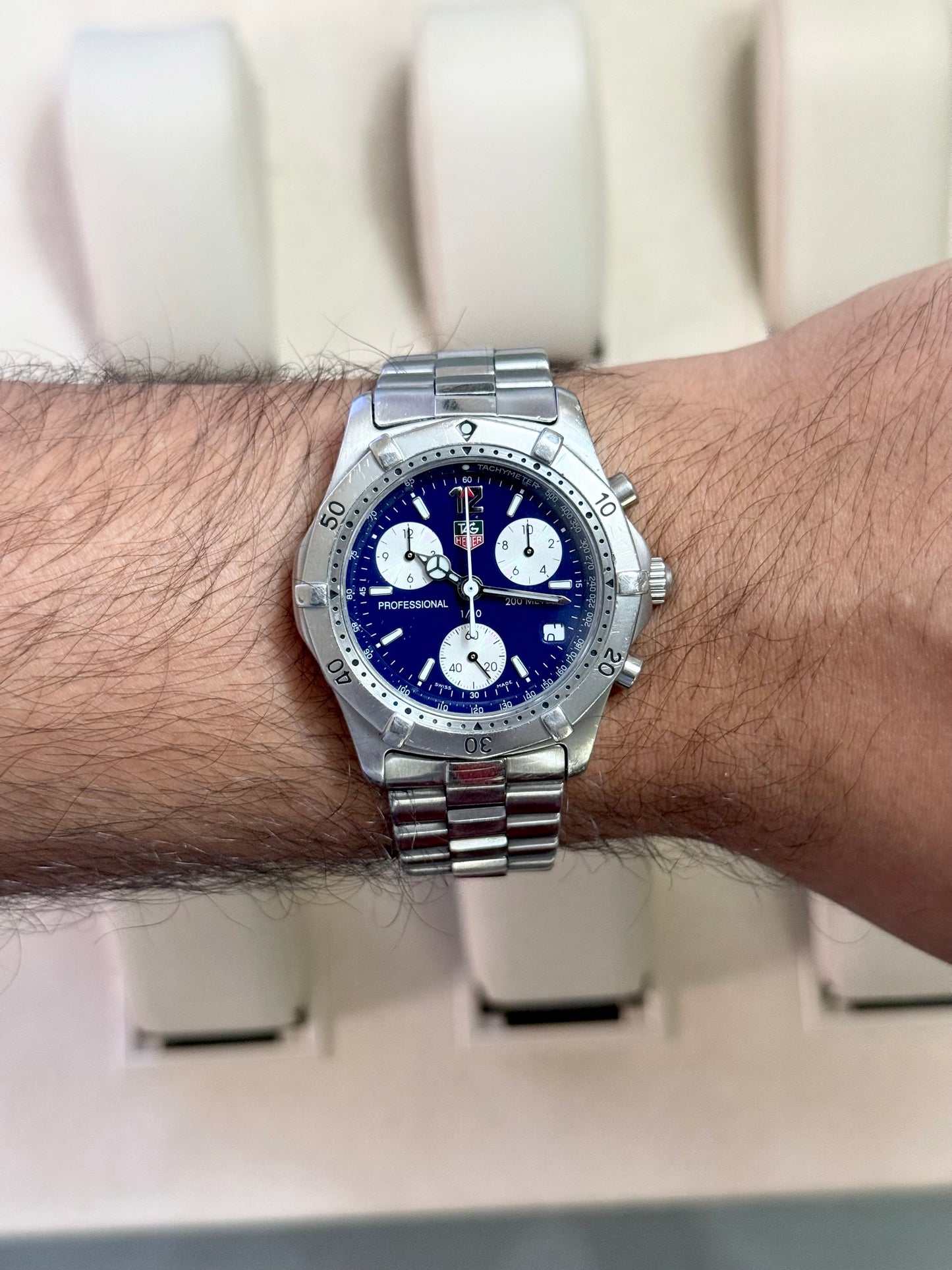 🟢 Tag Heuer Professional 200 Chrono “ Reverse Panda” 🟢