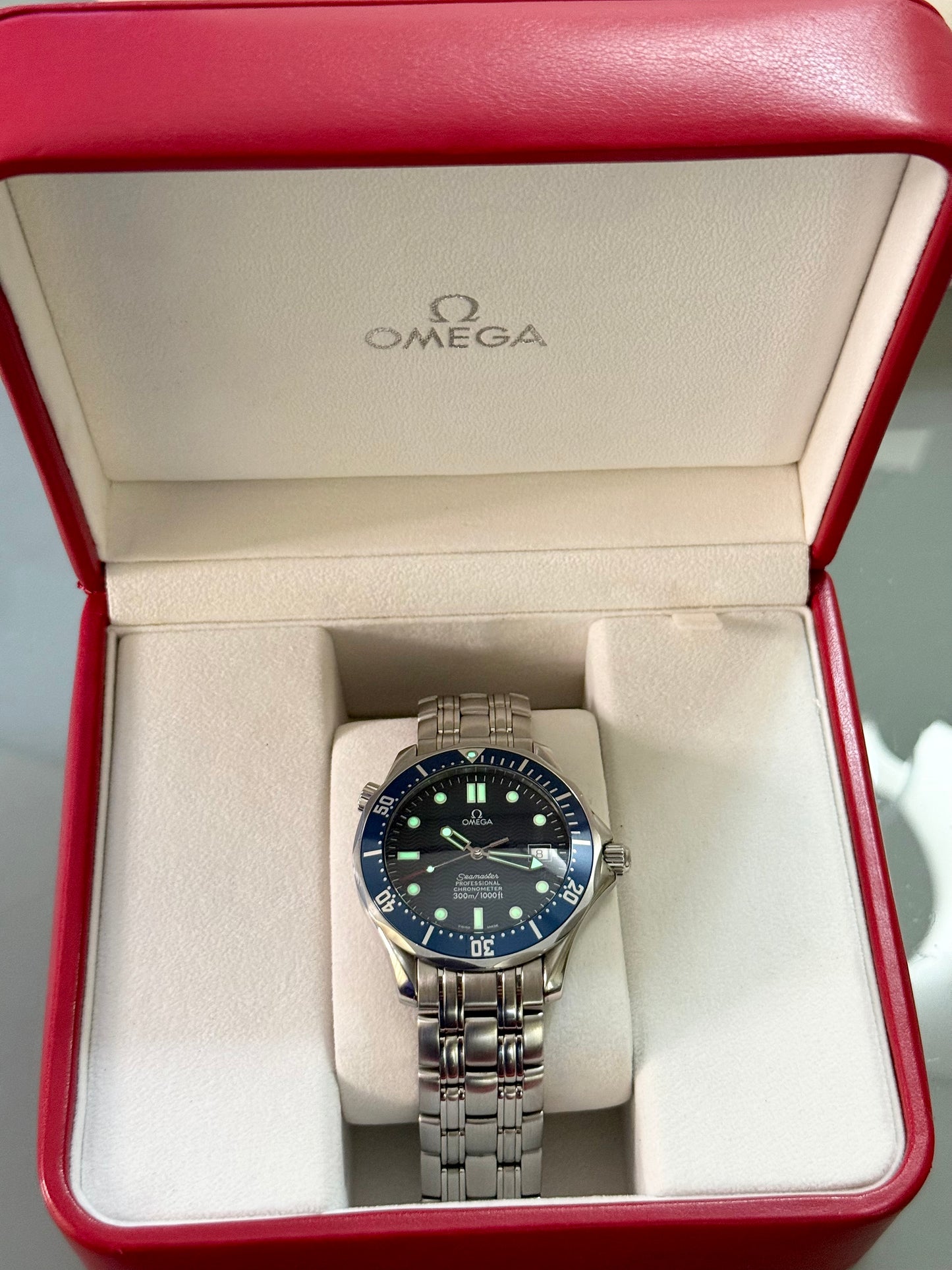 🟢 Omega Seamaster Professional 300 Automatic Jumbo + Box 🟢