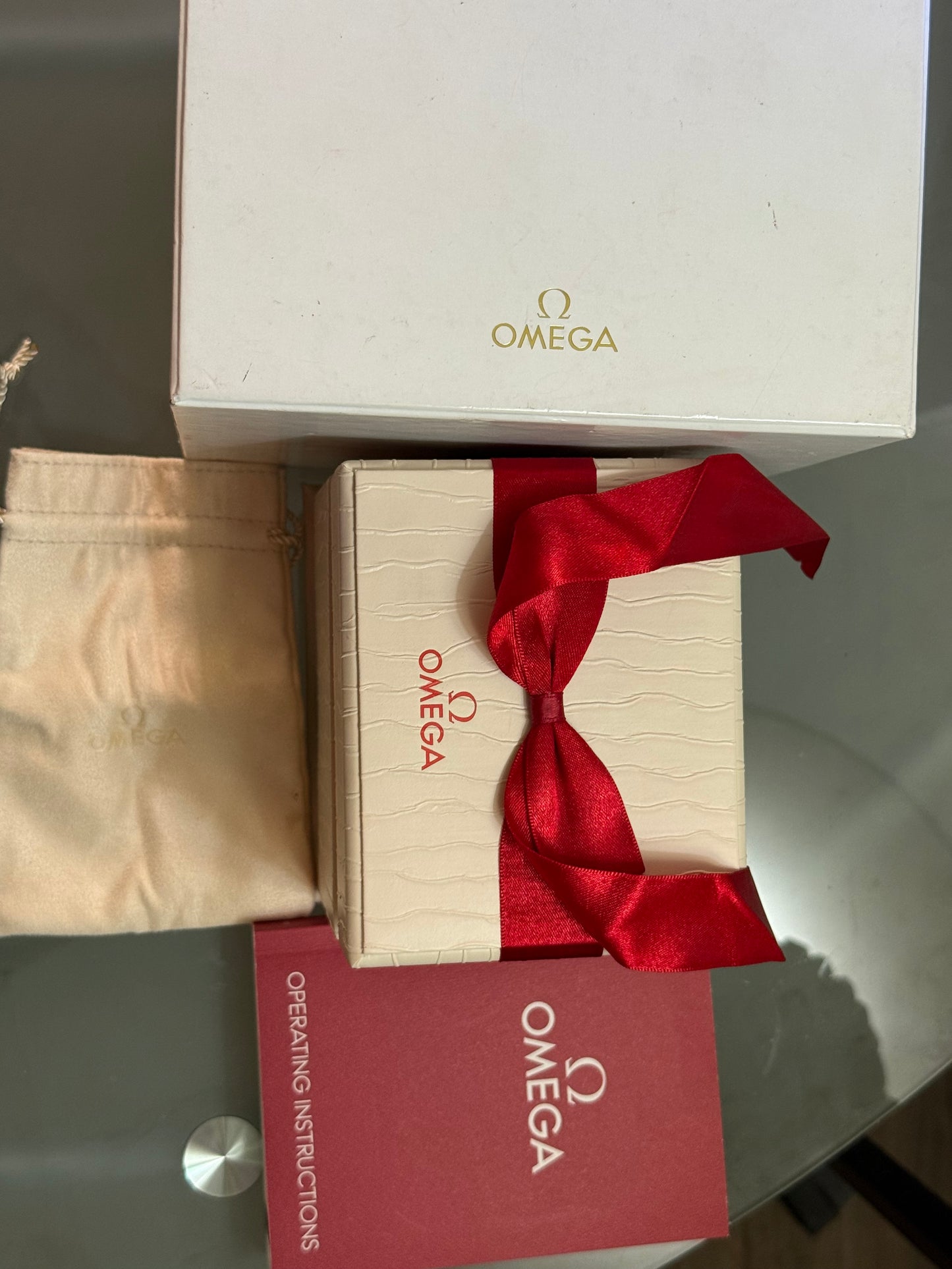 🟢 Omega Constellation Manhattan Lady Two Tone Barras de Oro + Box, Manual y Cubre Polvo 🟢