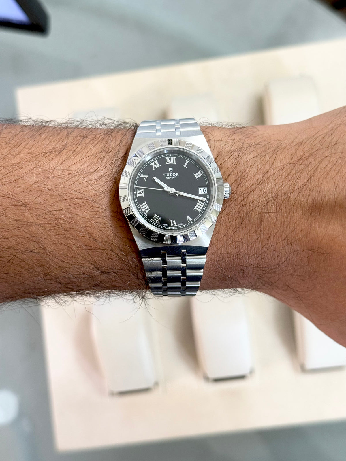 🟢 Tudor Royal Black Dial Box & Papers 🟢