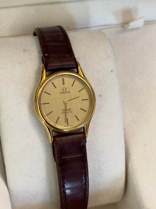 Omega DeVille Lady Linen Dial