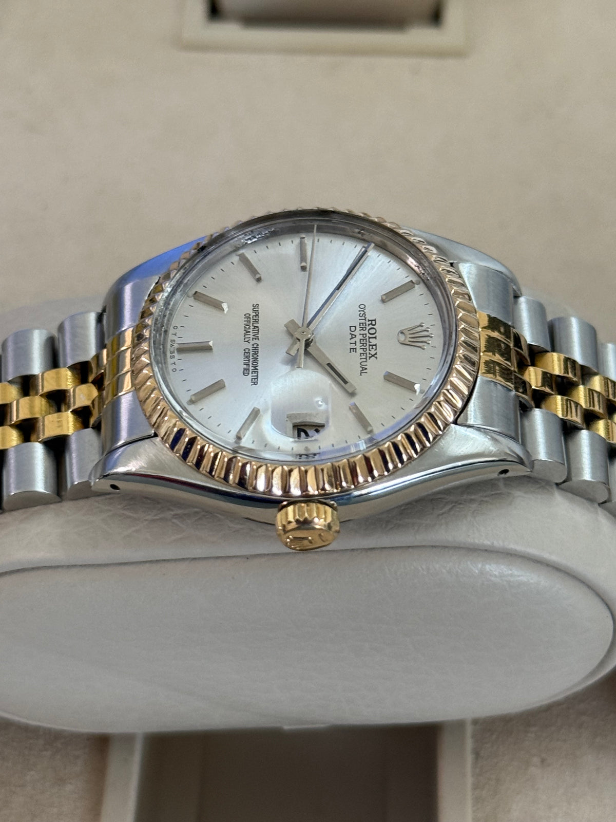 🟢 Rolex Date Silver Dial 🟢