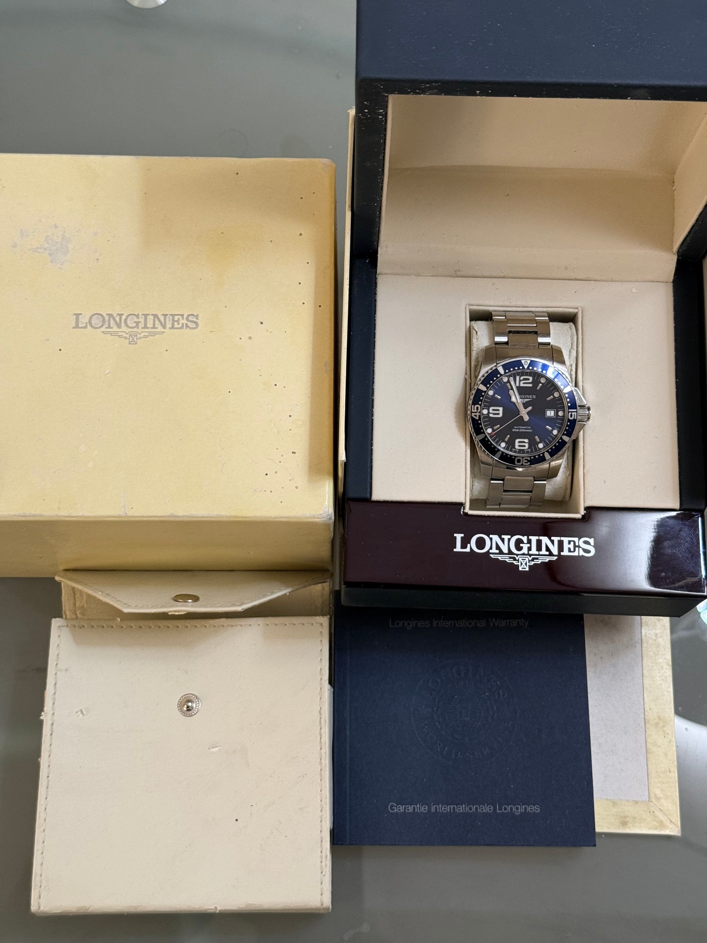 Longines Hydroconquest Automatic Box & Manual
