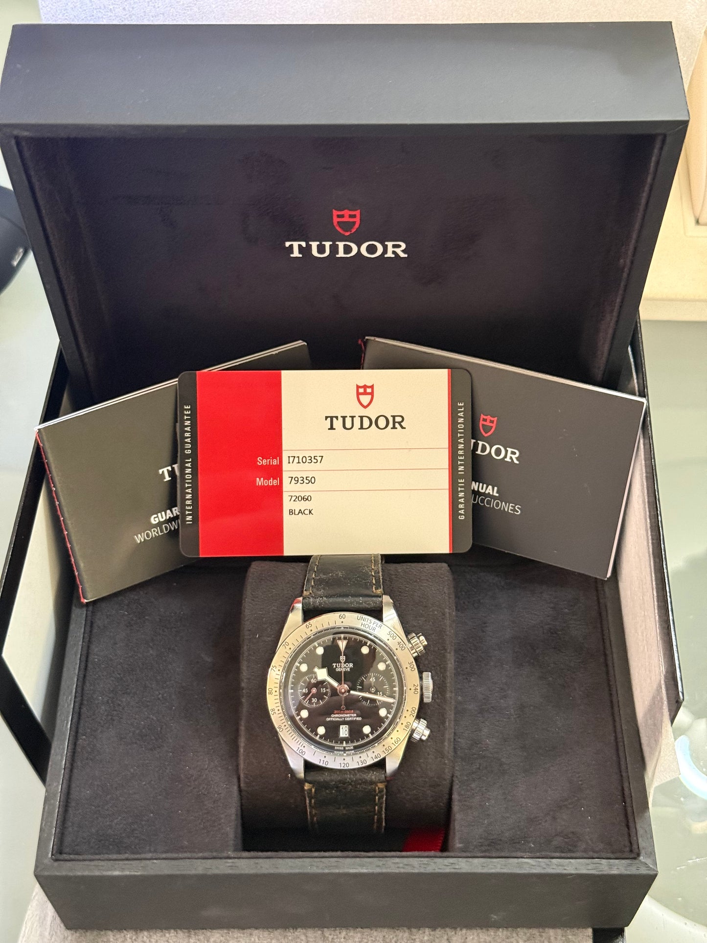 🟢 Tudor Heritage Black Bay Chrono “Darth Vader” Box & Papers 🟢
