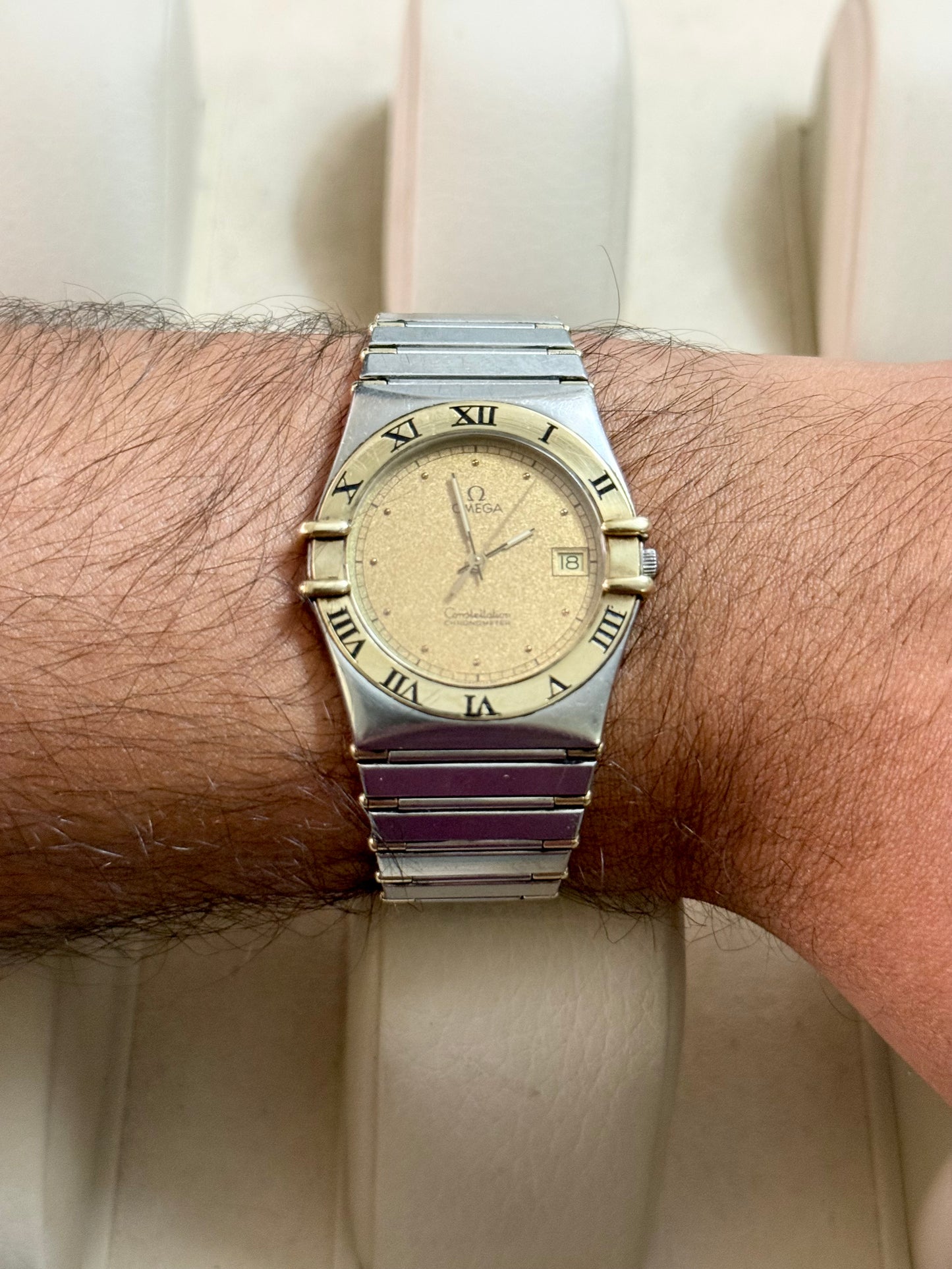 🟢 Omega Constellation Manhattan Oro + Papers 🟢