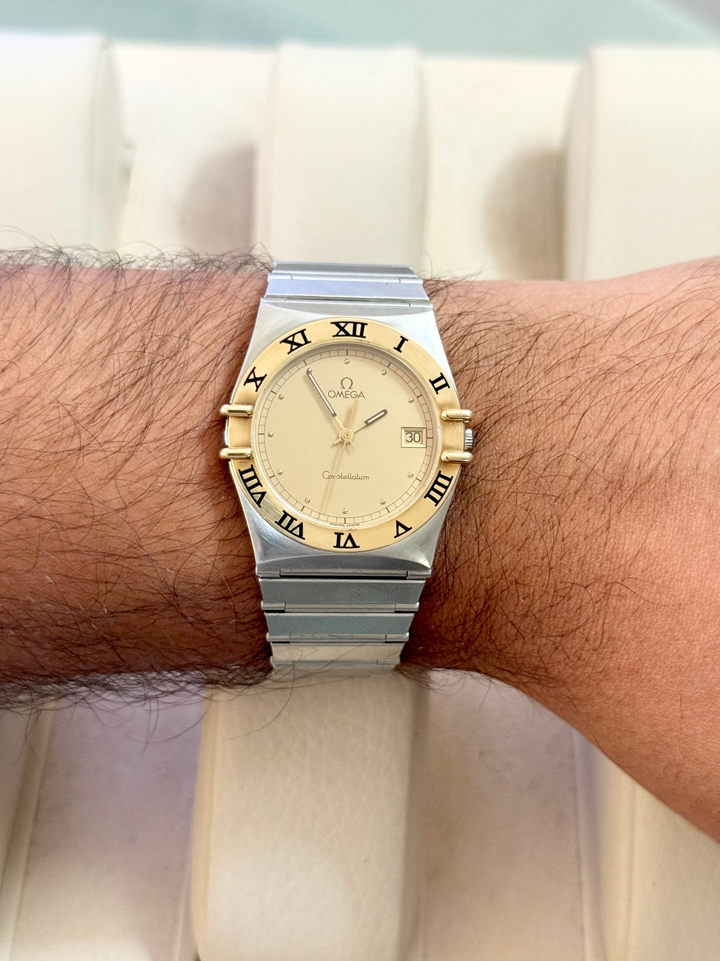 🟢 Omega Constellation Manhattan Oro 🟢