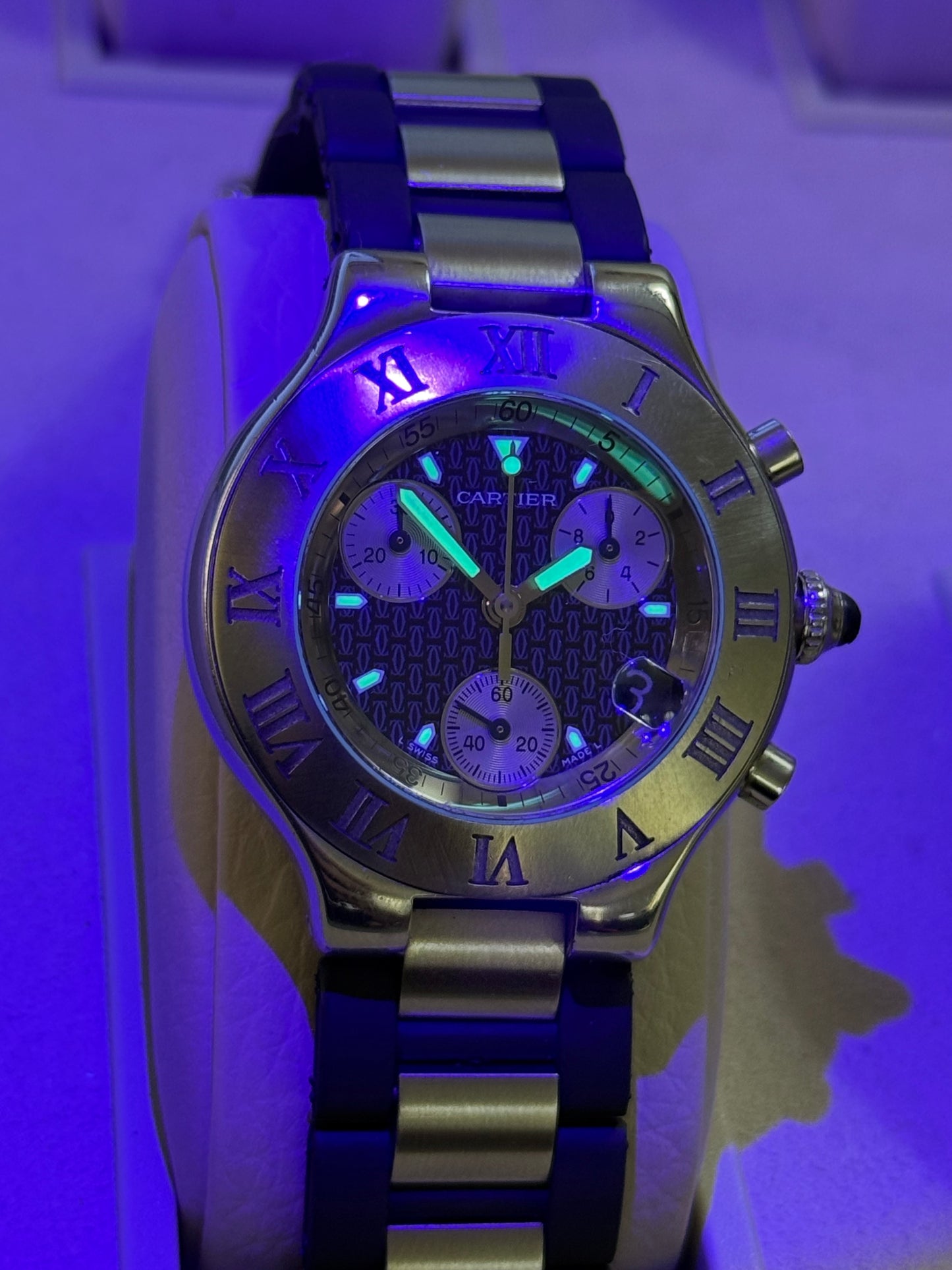 🟢 Cartier Chronoscaph 21 🟢