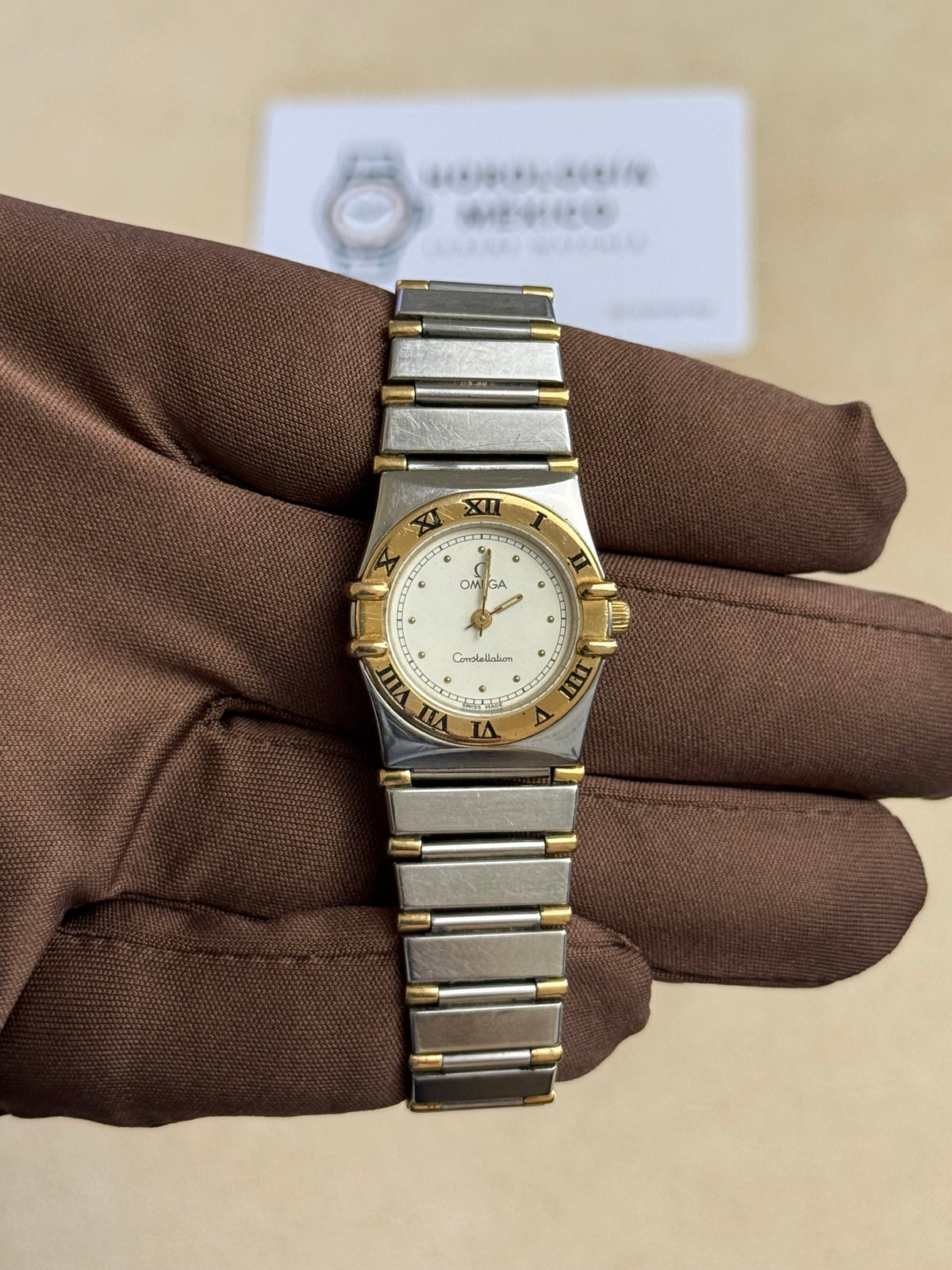 🟢 Omega Constellation Manhattan Lady Oro 18K 🟢