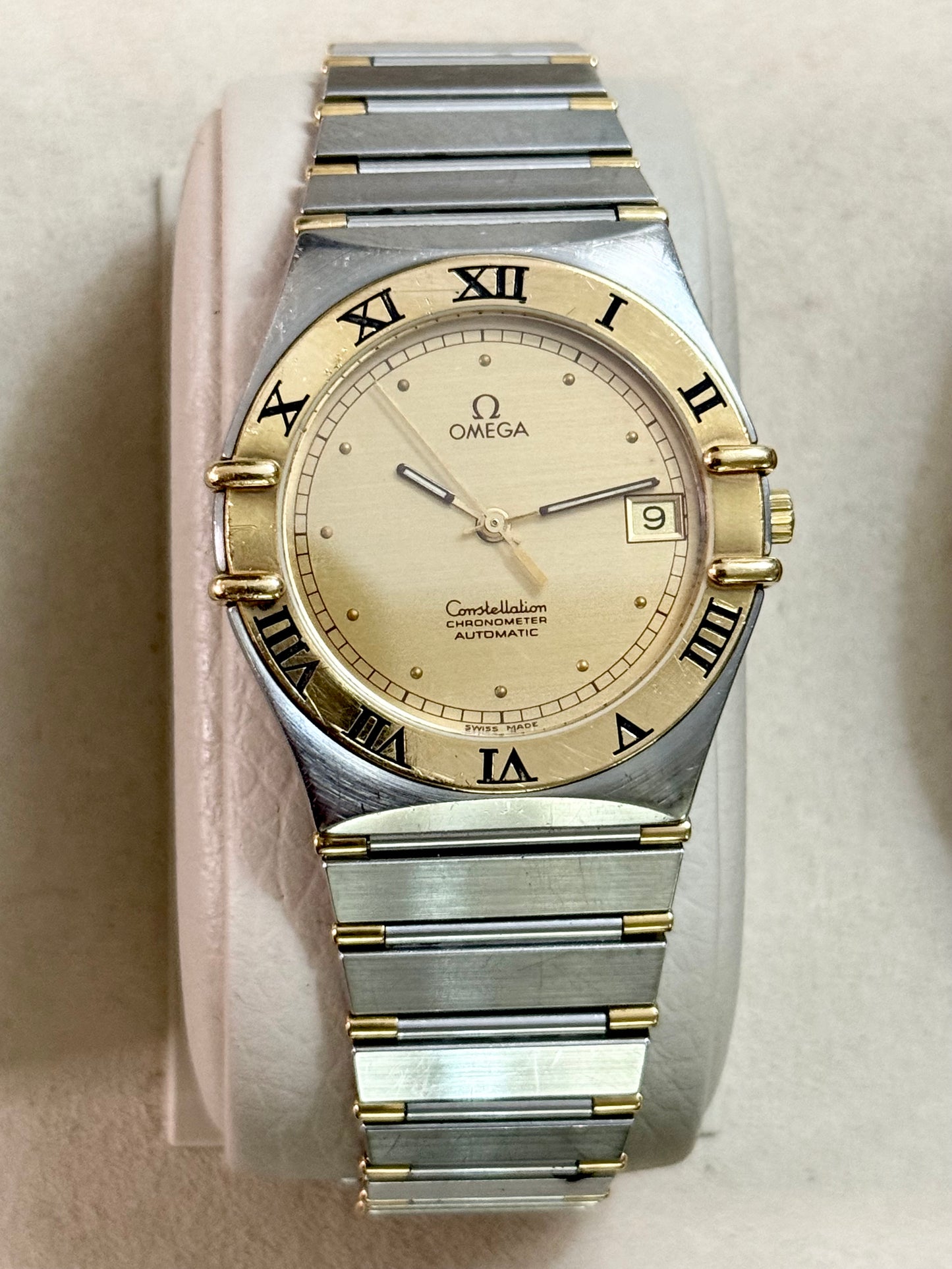 🟢 Omega Constellation Manhattan Automático Oro 🟢