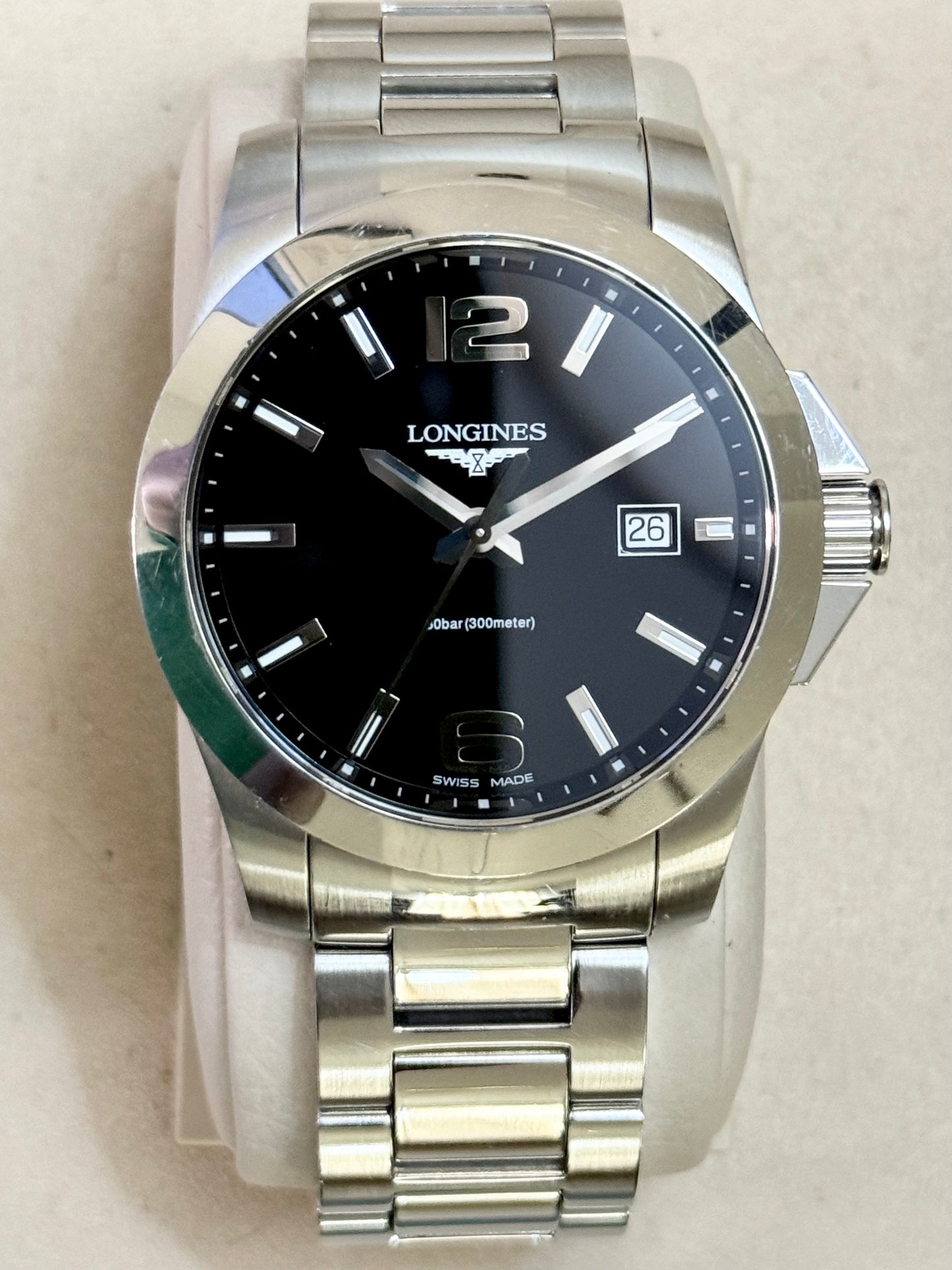 🟢 Longines Conquest Black Dial 🟢