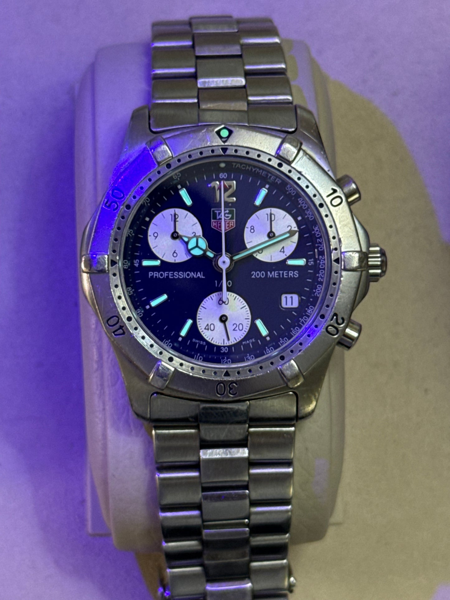 🟢 Tag Heuer Professional 200 Chrono “ Reverse Panda” 🟢