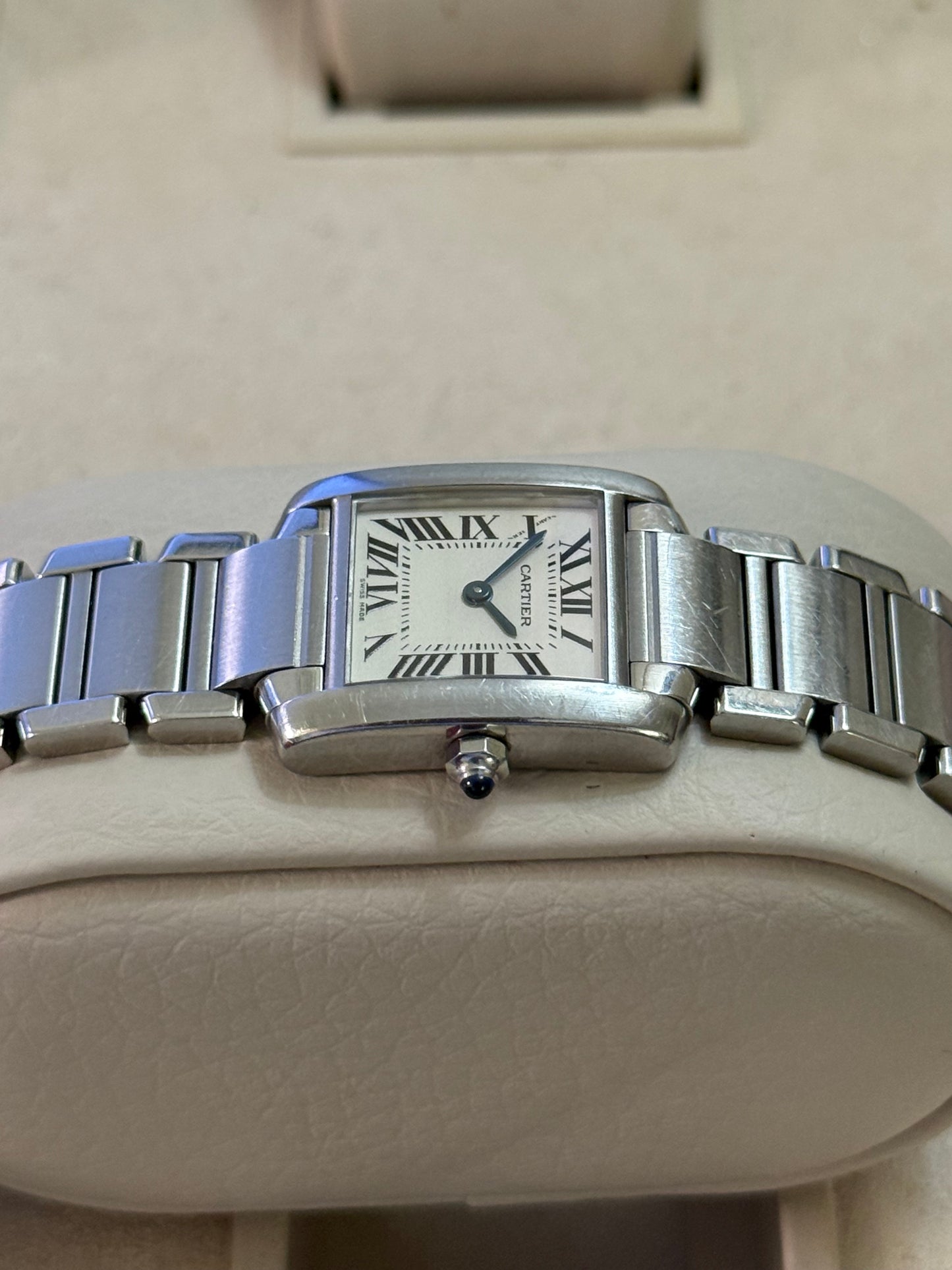 🟢 Cartier Tank Française (S) + Box & Manual 🟢