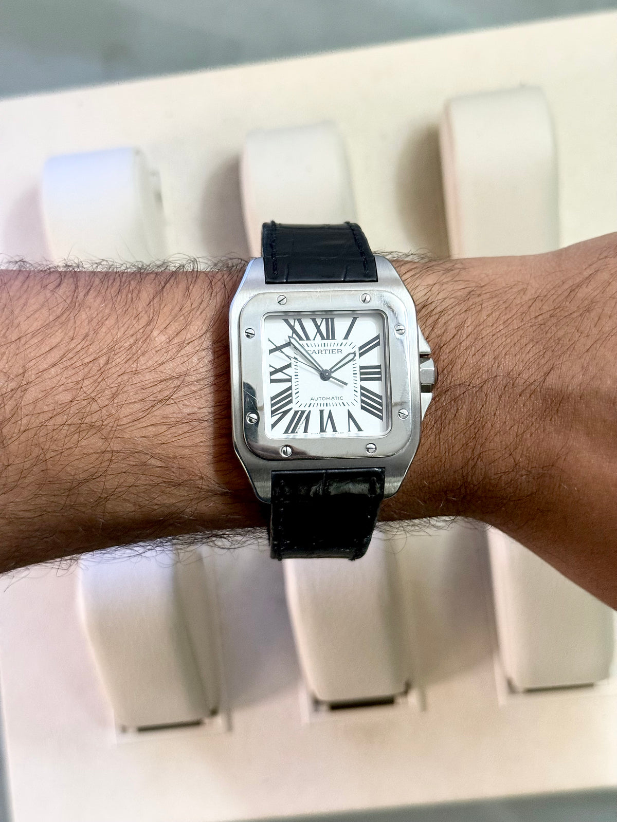 🟢 Cartier Santos 100XL + Caja 🟢