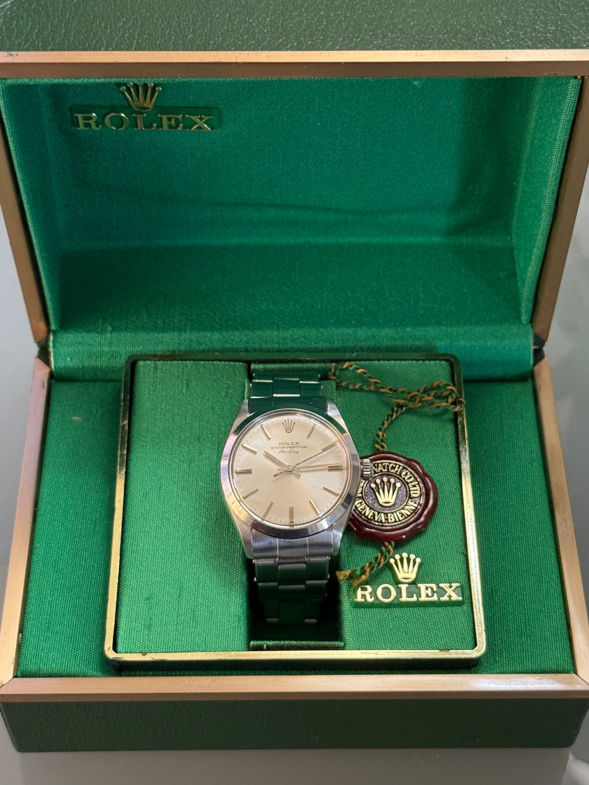 🟢 Rolex Air-King 5500 + Box & Hang Tag 🟢