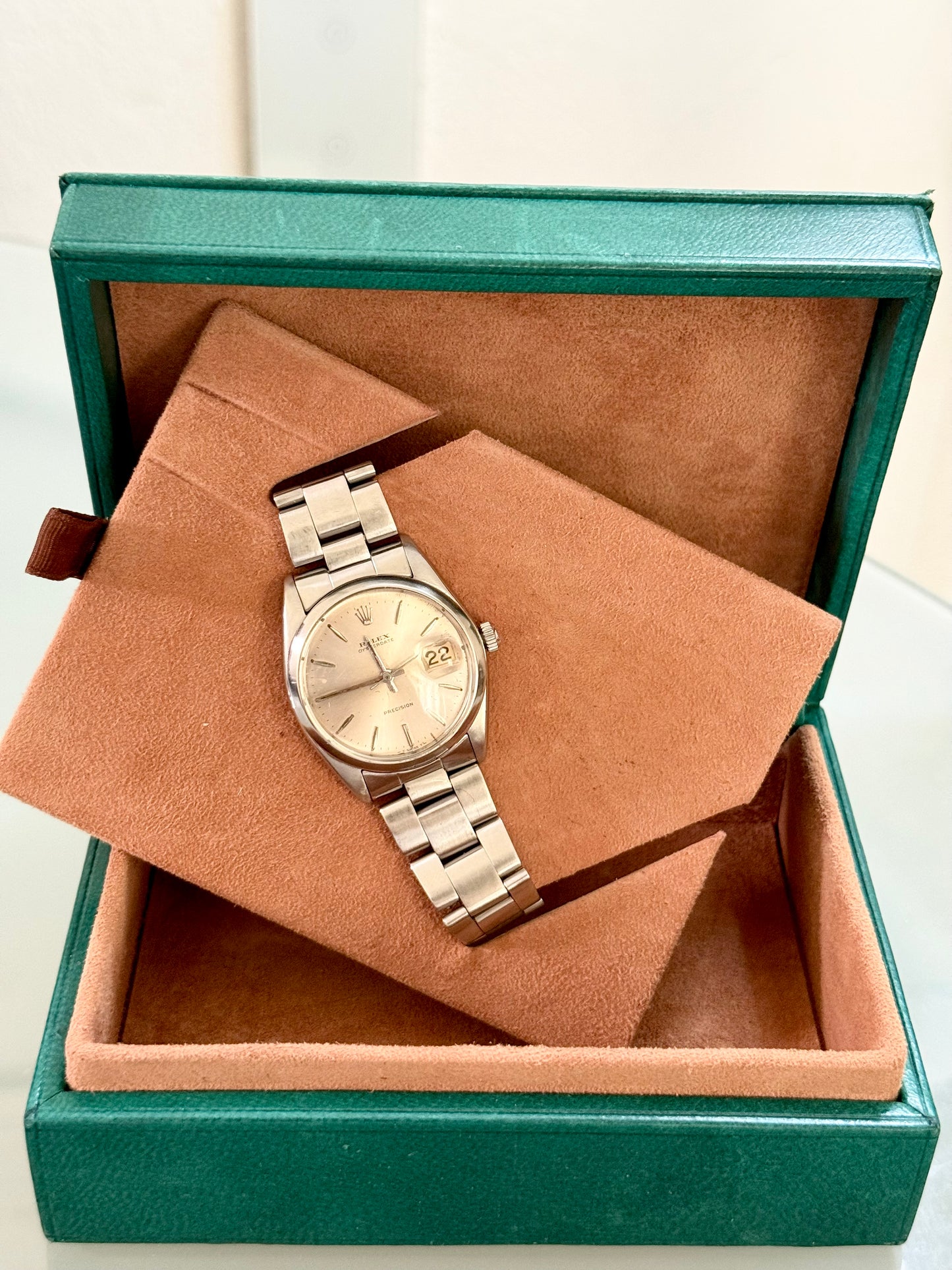 🟢 Rolex Oysterdate Precision w/Box 🟢
