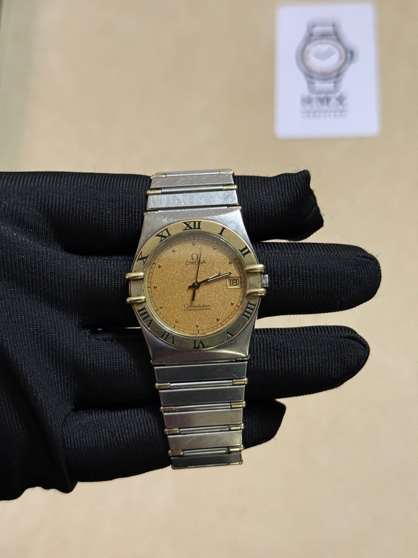 🟢 Omega Constellation Manhattan Oro + Papers 🟢