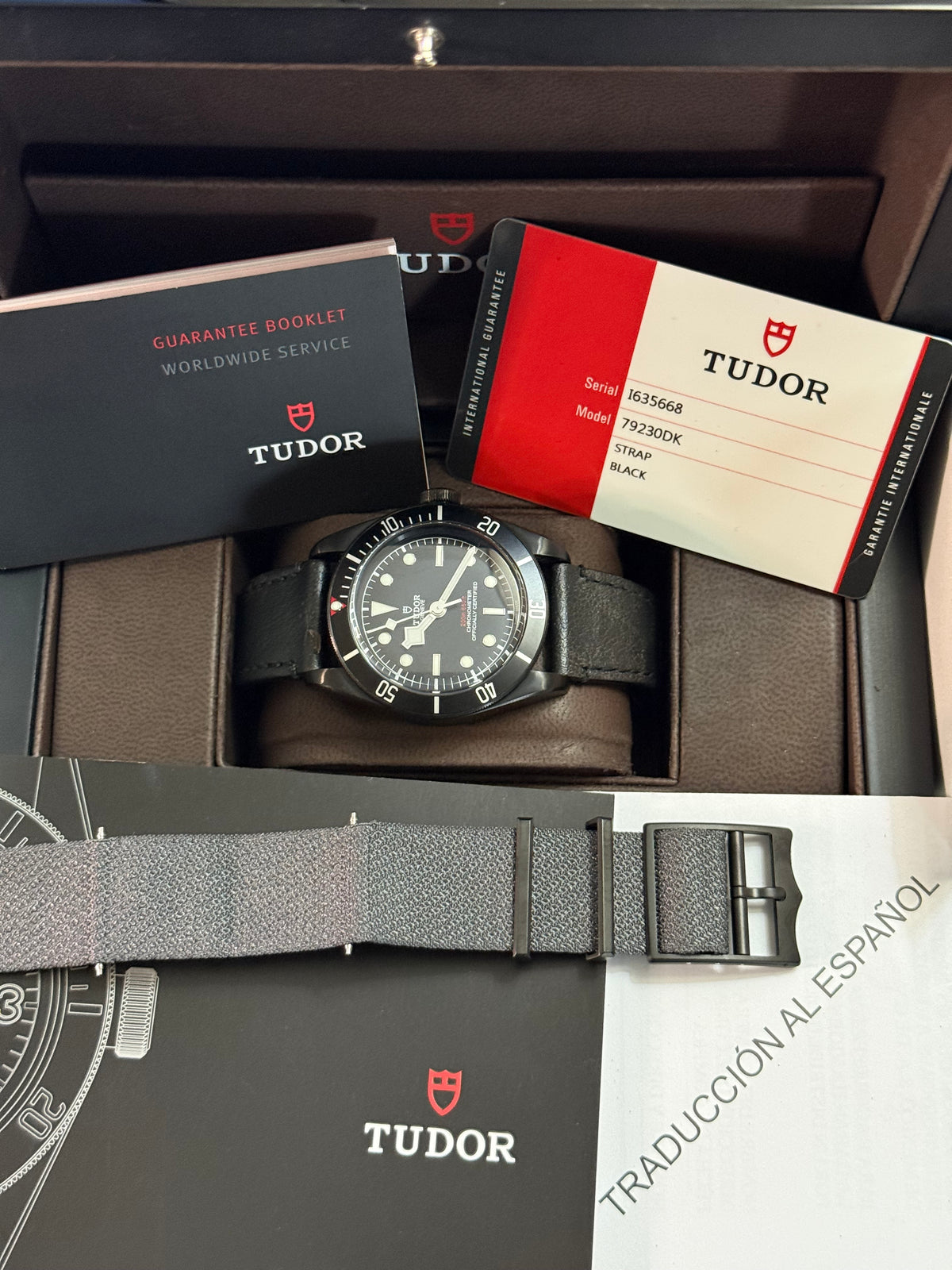 🟢 Tudor Heritage Black Bay Dark Caja y Papeles 🟢