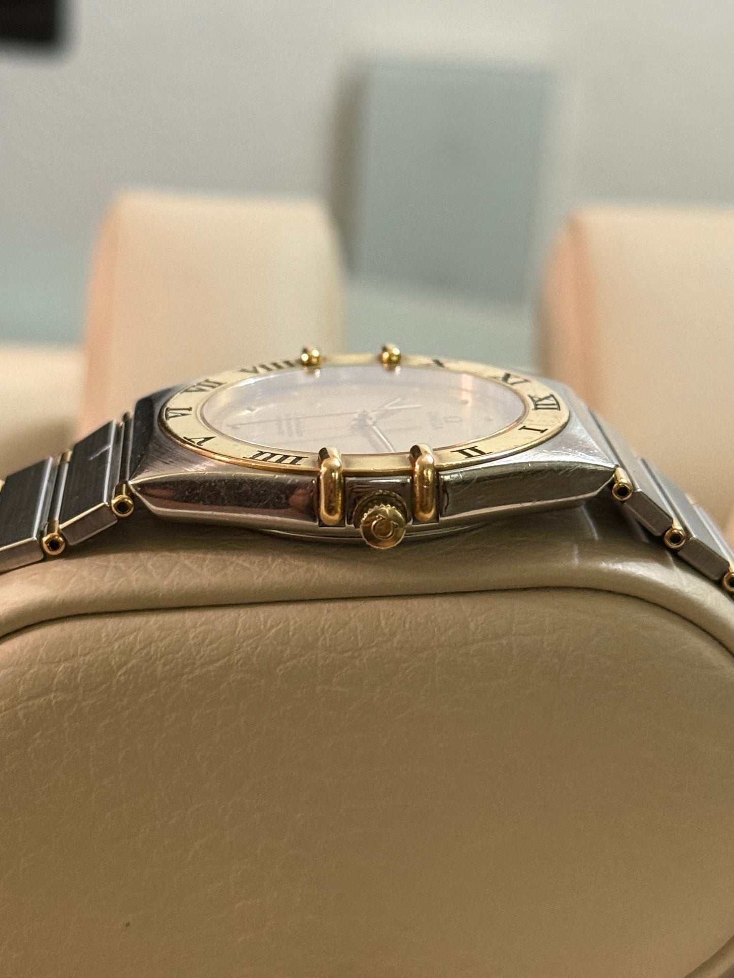 🟢 Omega Constellation Manhattan Automático Oro 🟢