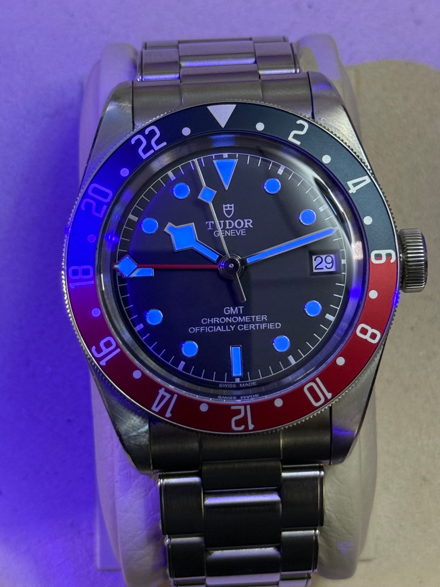 🟢 Tudor Blackbay Pepsi GMT + Pouch 🟢