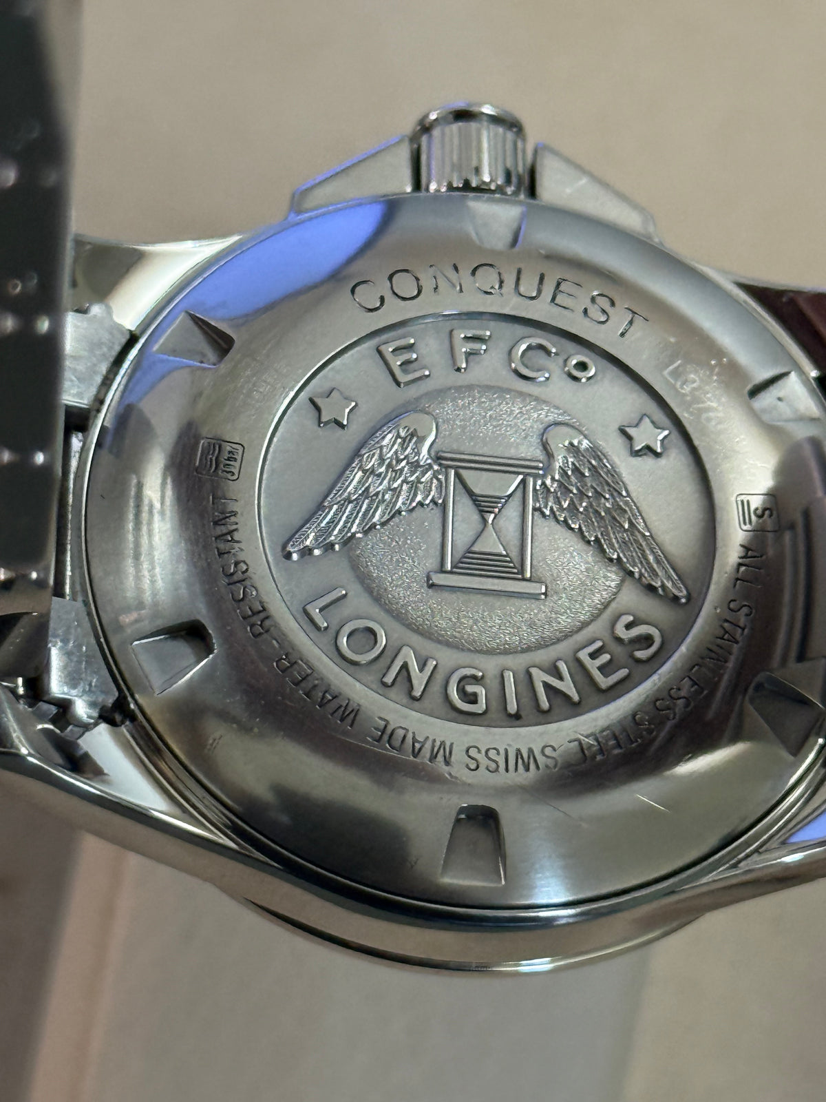 🟢 Longines Conquest Silver Dial + Box 🟢