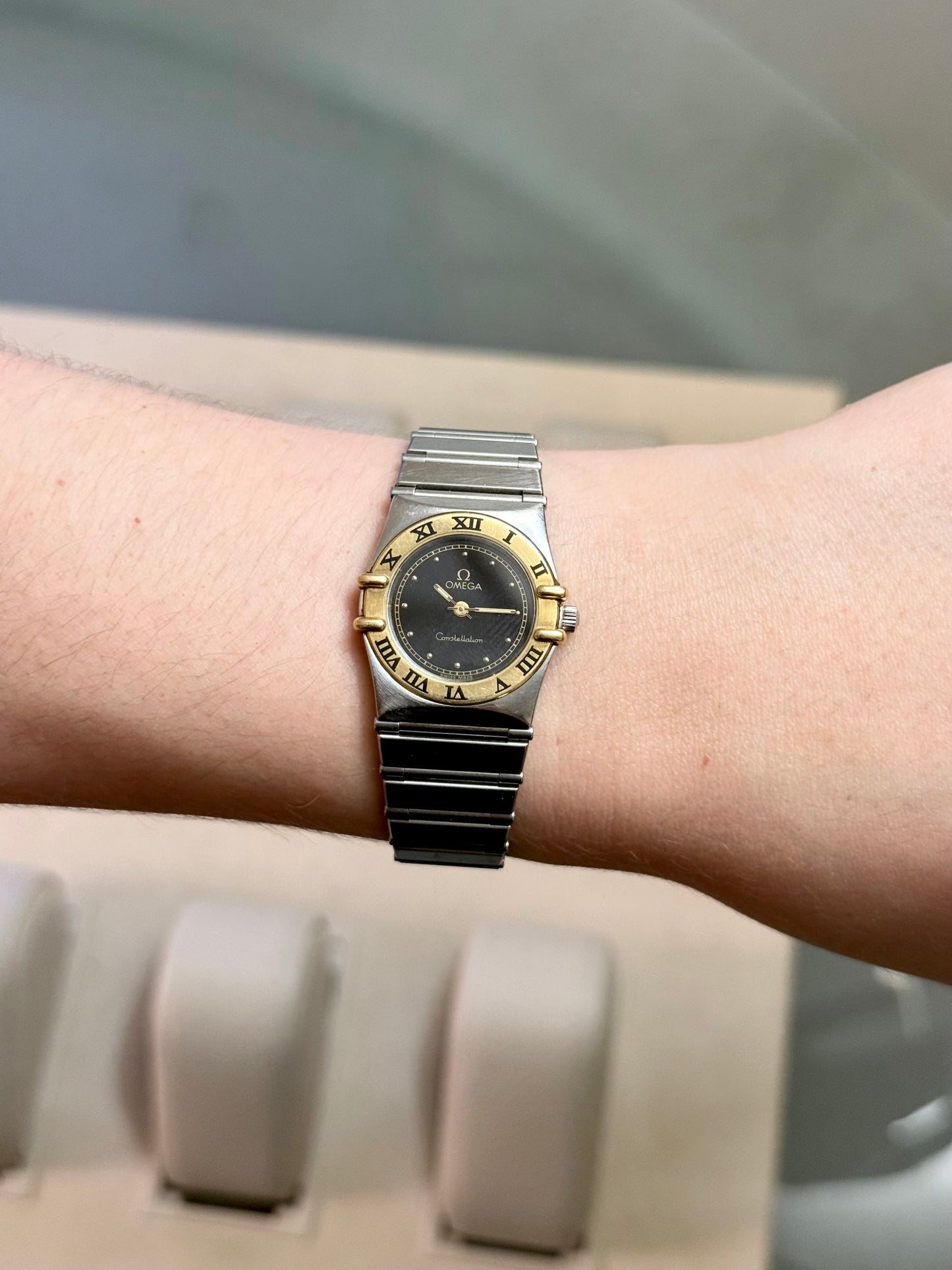 🟢 Omega Constellation Manhattan Lady Oro 18K 🟢