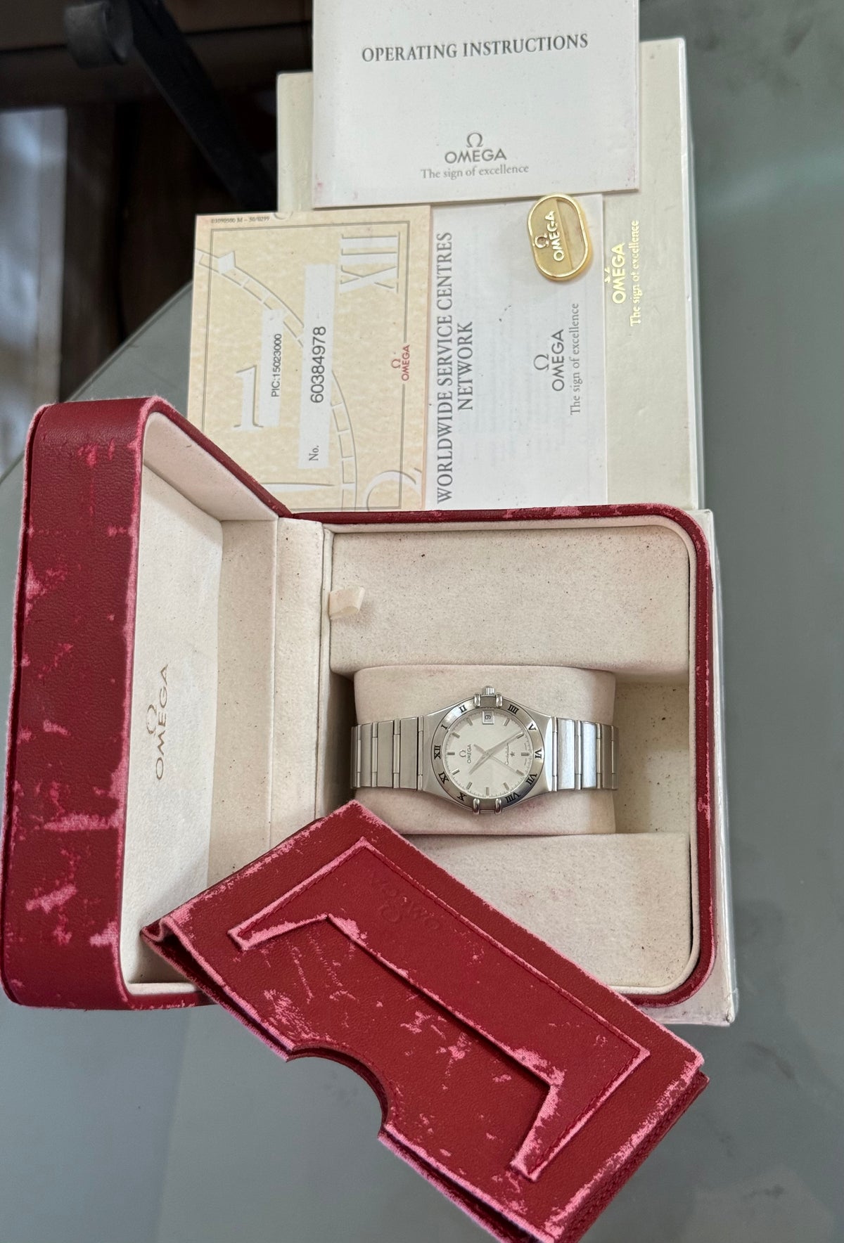 🟢 Omega Constellation Manhattan Caja & Manuales 🟢