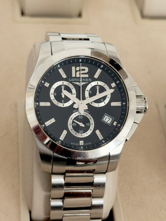 🟢 Longines Conquest Chronograph 🟢
