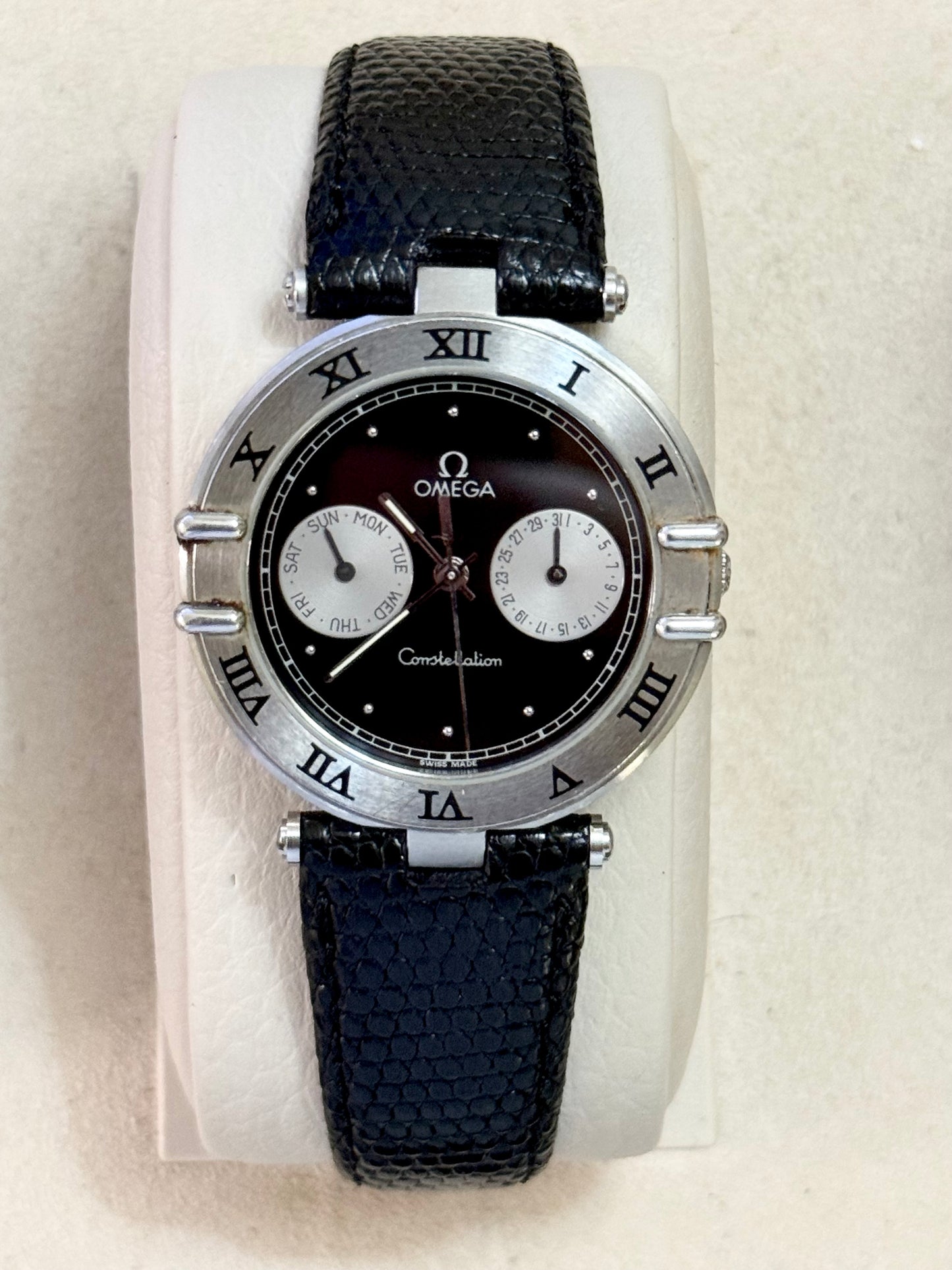 🟢 Omega Constellation Manhattan Reverse Panda Day & Date 🟢