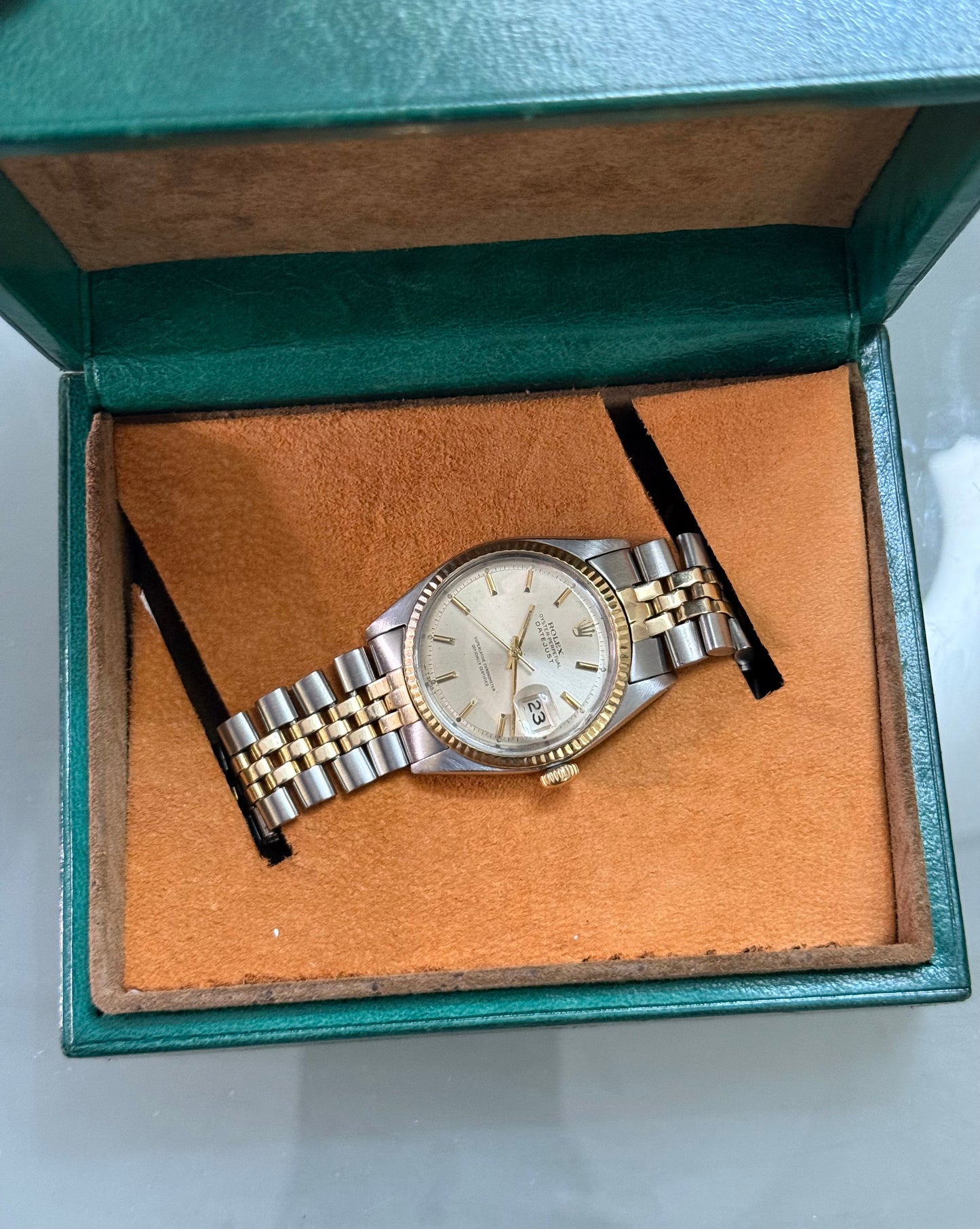 🟢 Rolex Datejust 1601 Two-Tone + Box 🟢