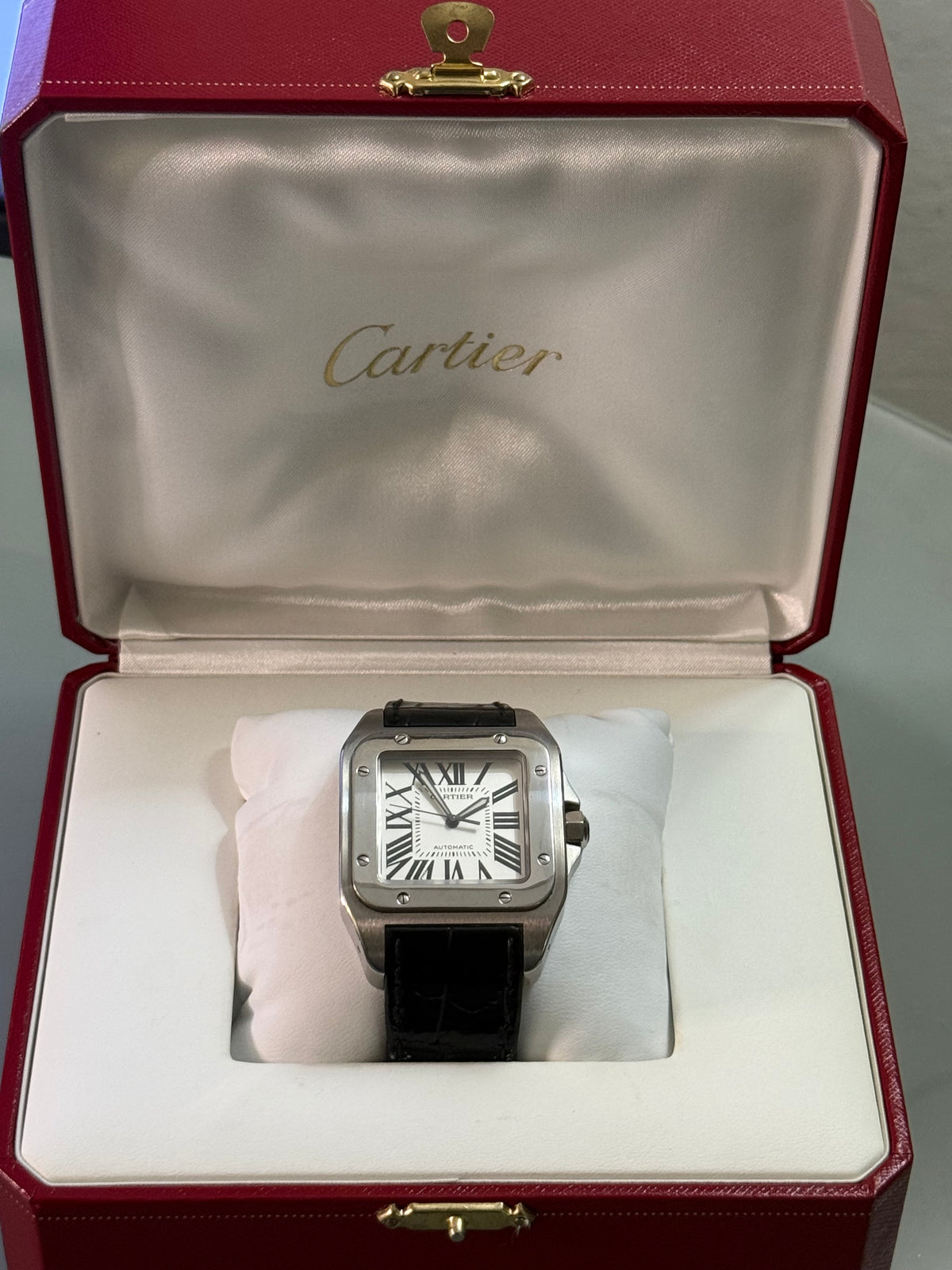 🟢 Cartier Santos 100XL + Caja 🟢
