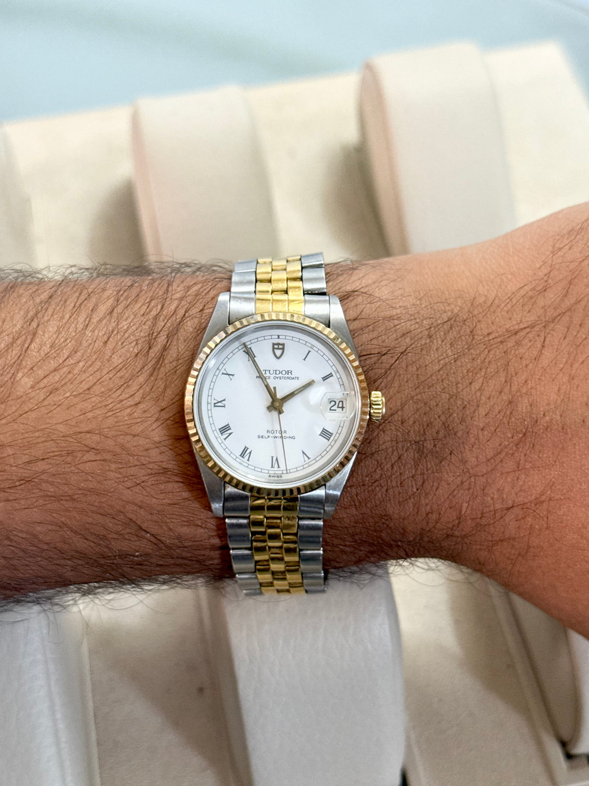 🟢 Tudor Prince Oysterdate Buckley Dial by Rolex 🟢