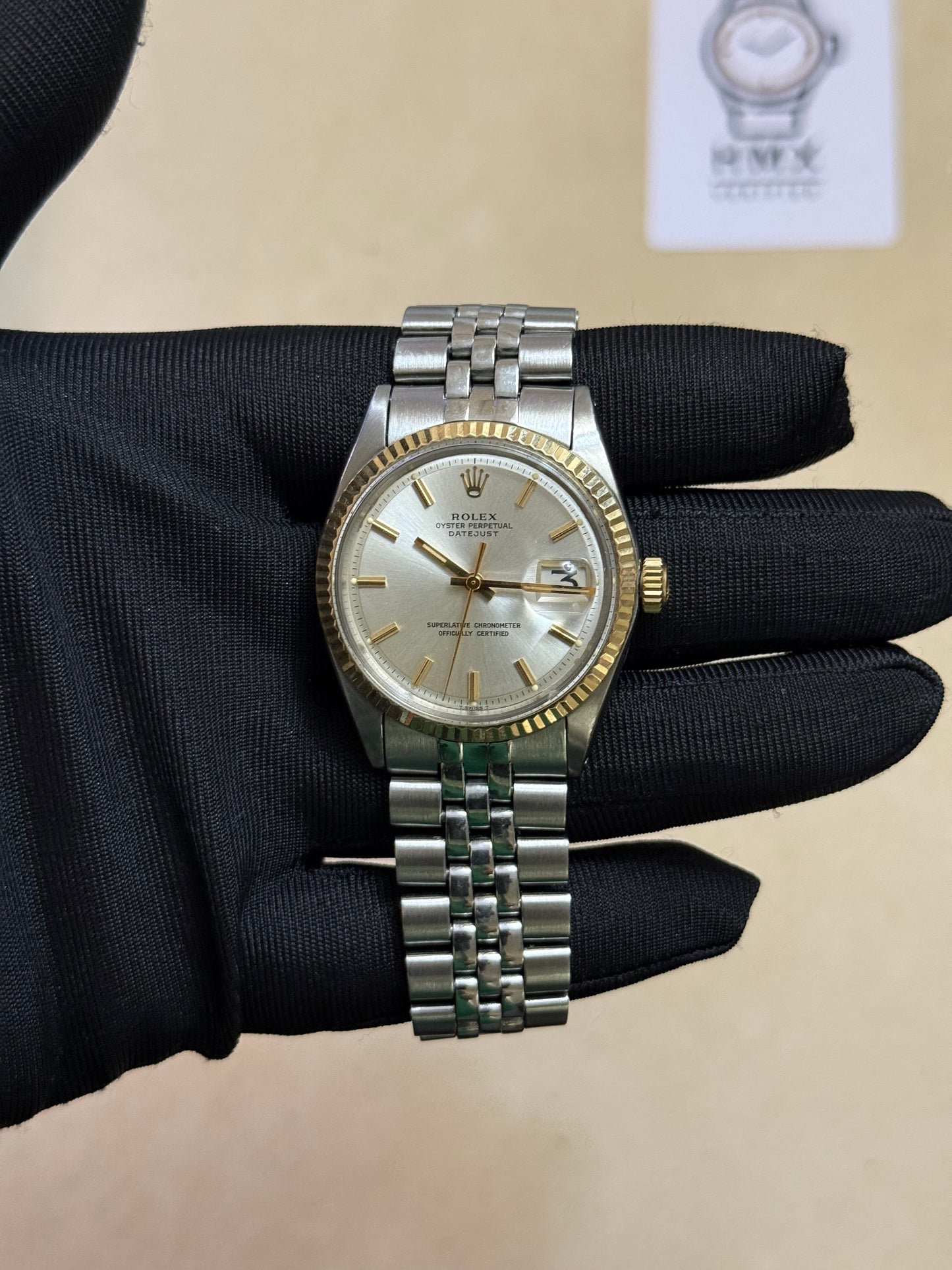 🟢 Rolex Datejust 1601 Two-Tone + Box 🟢